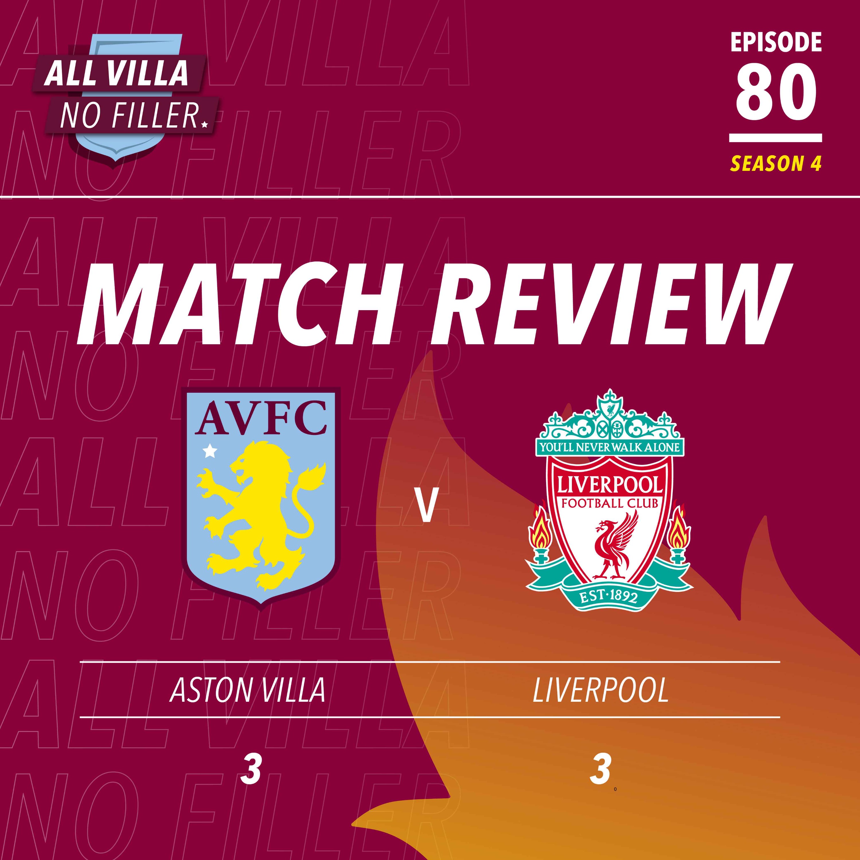 cover art for Match Review | Aston Villa 3 - 3 Liverpool | COJONES FC DO IT AGAIN! INCREDIBLE COMEBACK FROM A SIDE THAT NEVER GIVES UP! JHON DURAN TO THE RESCUE