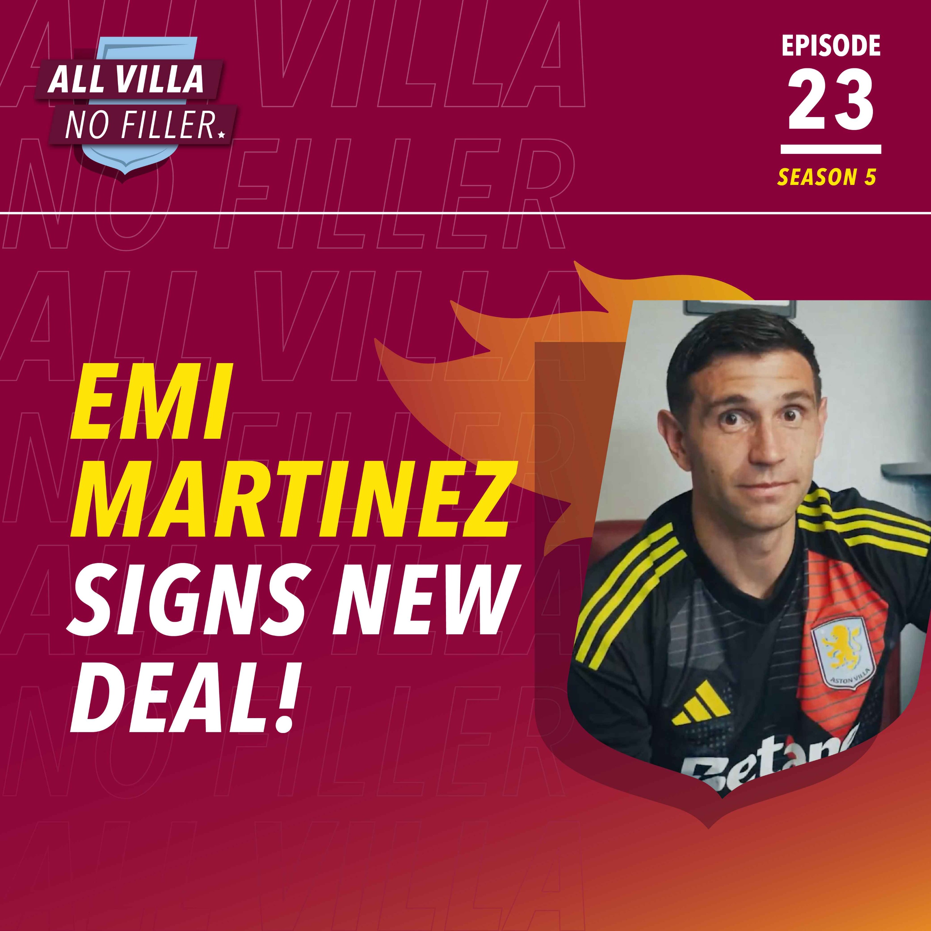 Amazing News! Why Emi Martinez Is So Important To Aston Villa | The Best Goalkeeper In The World Signs New Deal!