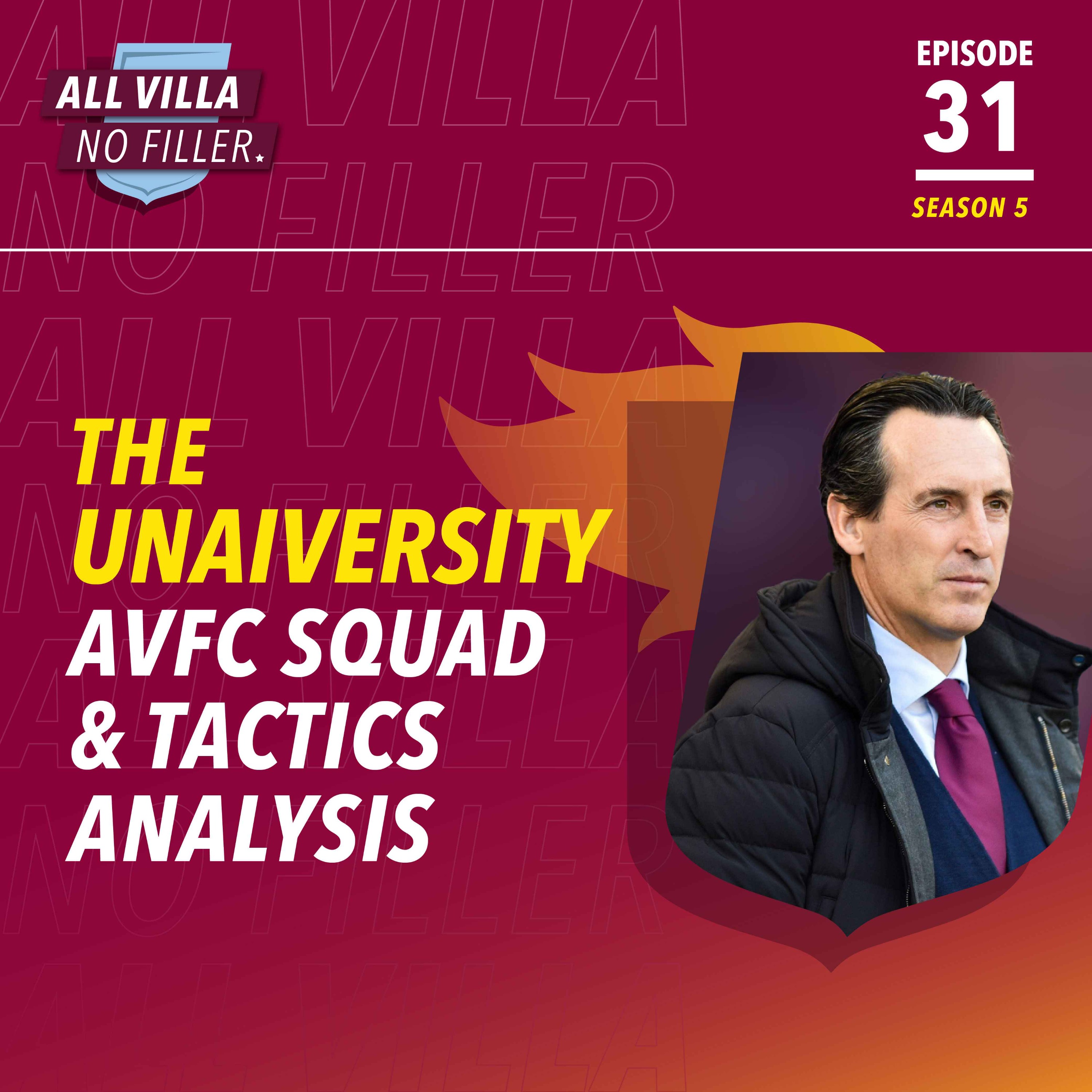Aston Villa Squad & Tactics Analysis | Why Tielemans, Digne & Ramsey Have Been GREAT | The Unaiversity! episode artwork