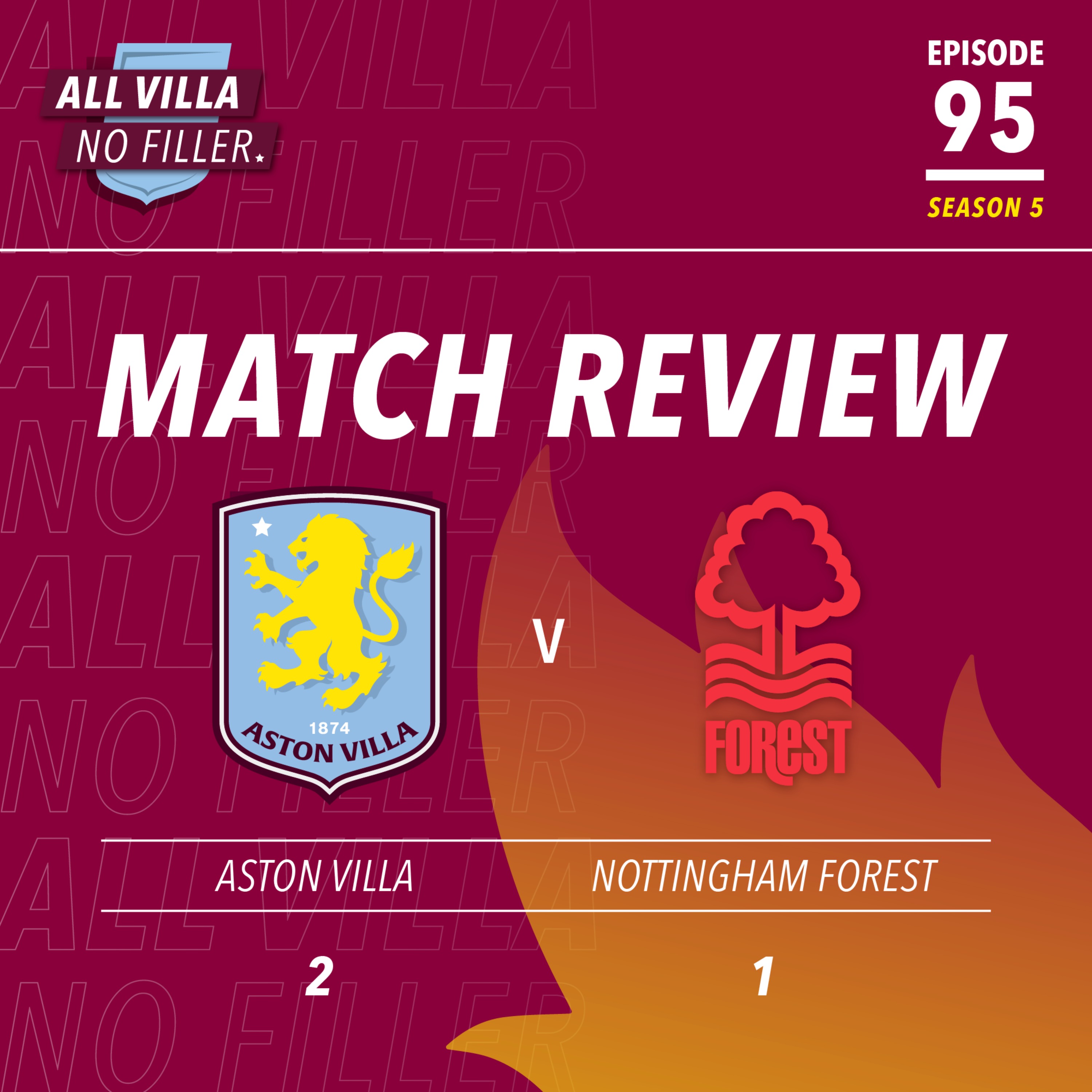 BIG MATCH REVIEW & SPICY QUESTION! Aston Villa 2 - 1 Nottingham Forest | Malen Seals Massive Win In Champions League Chase