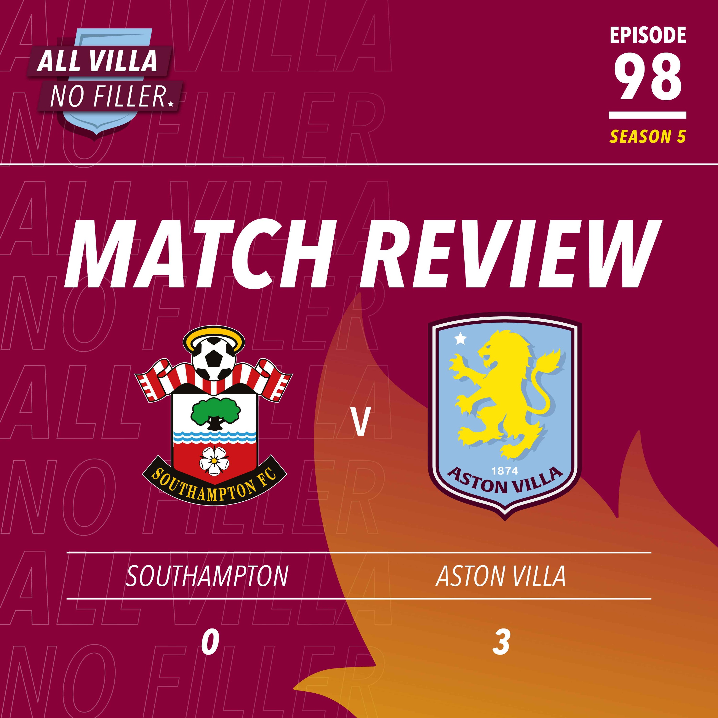 BIG MATCH REVIEW & SPICY QUESTION! PSG NEXT! Aston Villa Hammer Soton! episode artwork