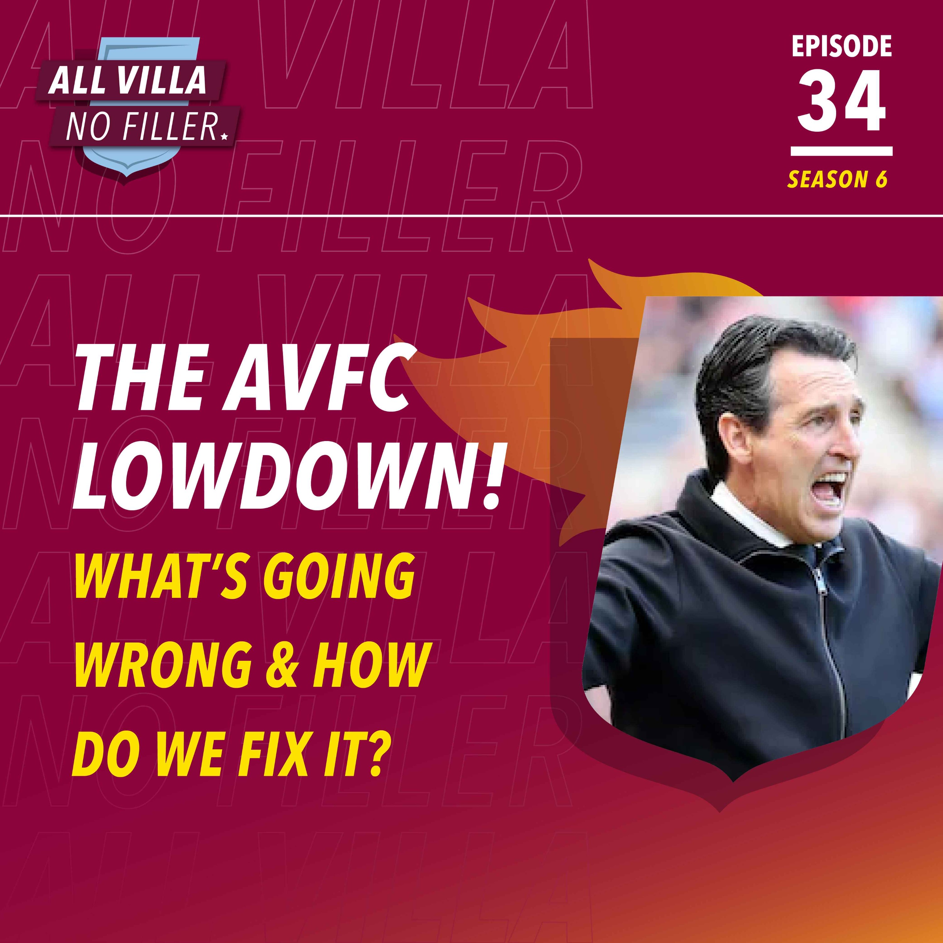 THE LOWDOWN! WHAT IS GOING ON AT ASTON VILLA & HOW DO WE FIX THIS? SUNDERLAND REVIEW episode artwork