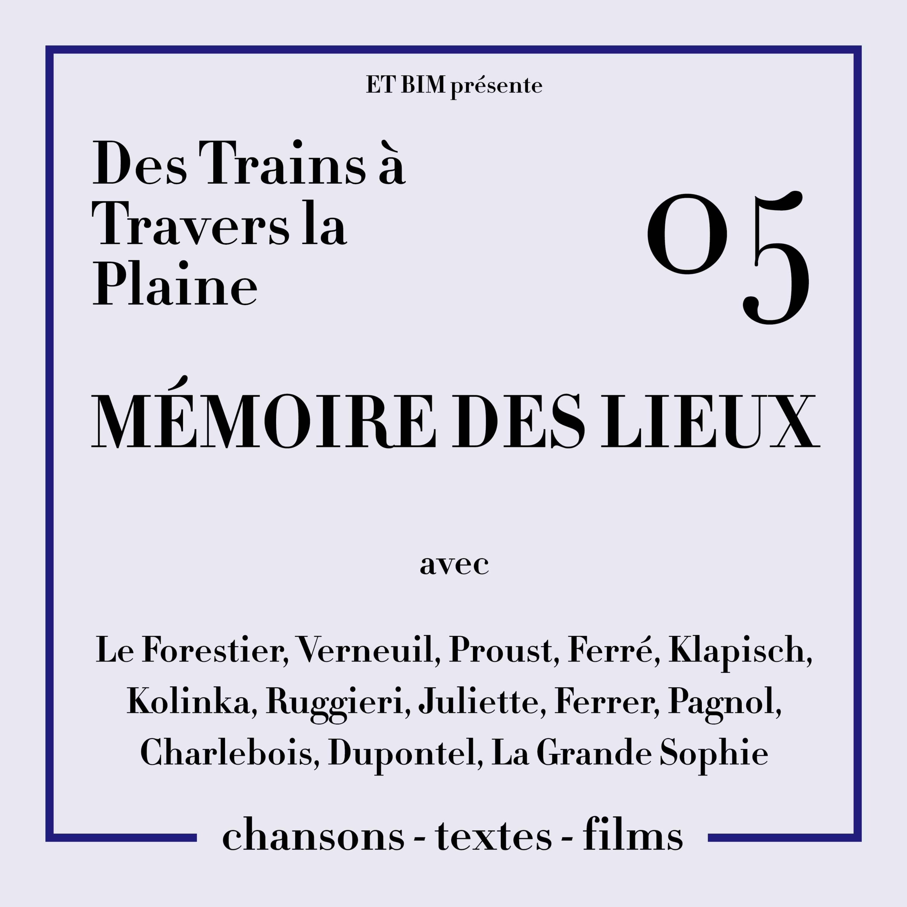 Des Trains à Travers la Plaine