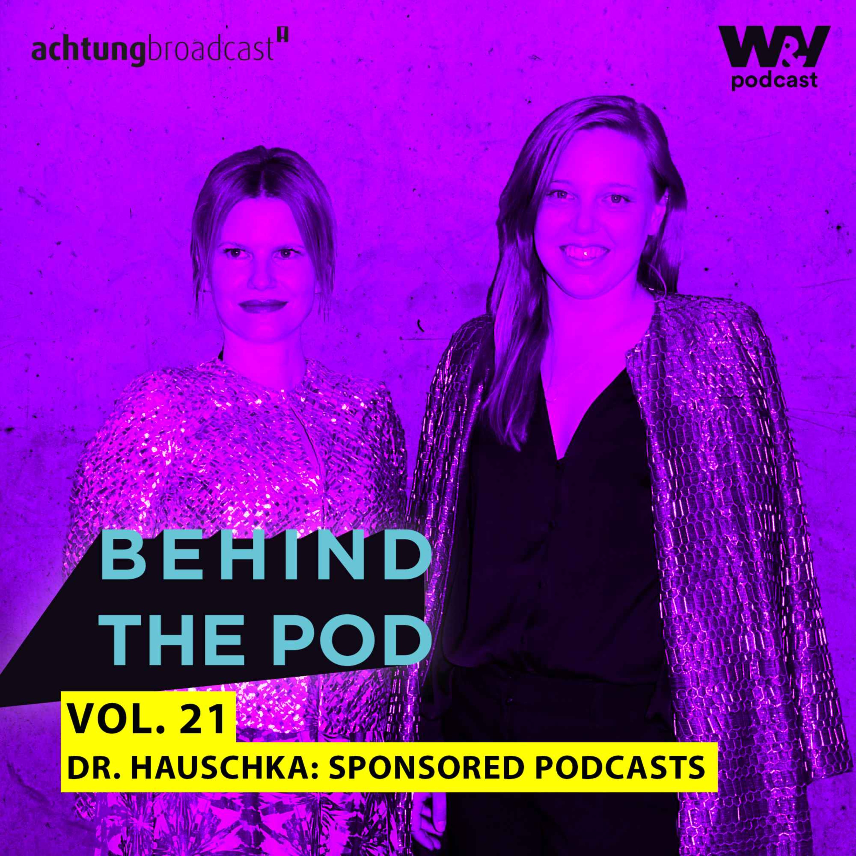 Behind the pod