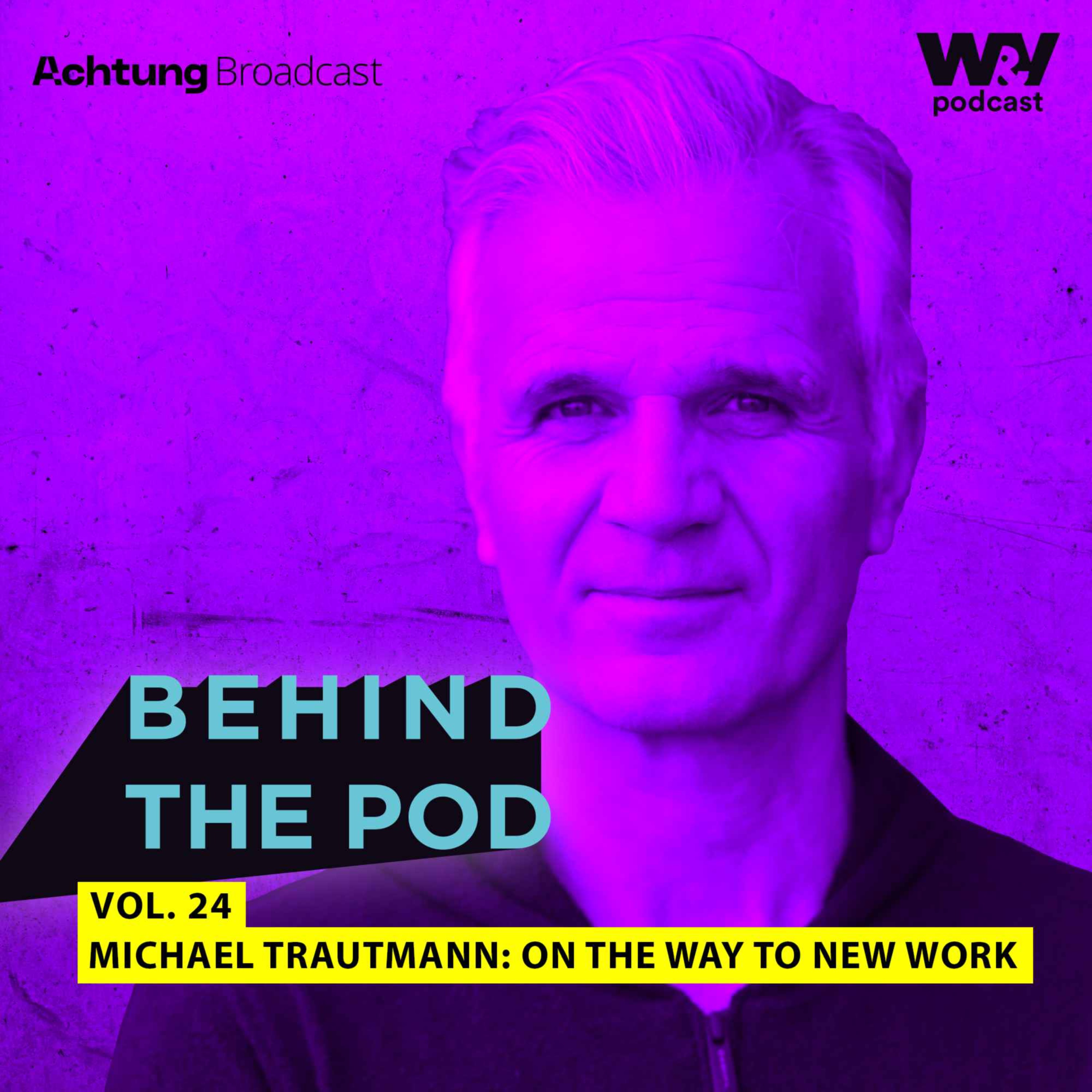 Behind the pod