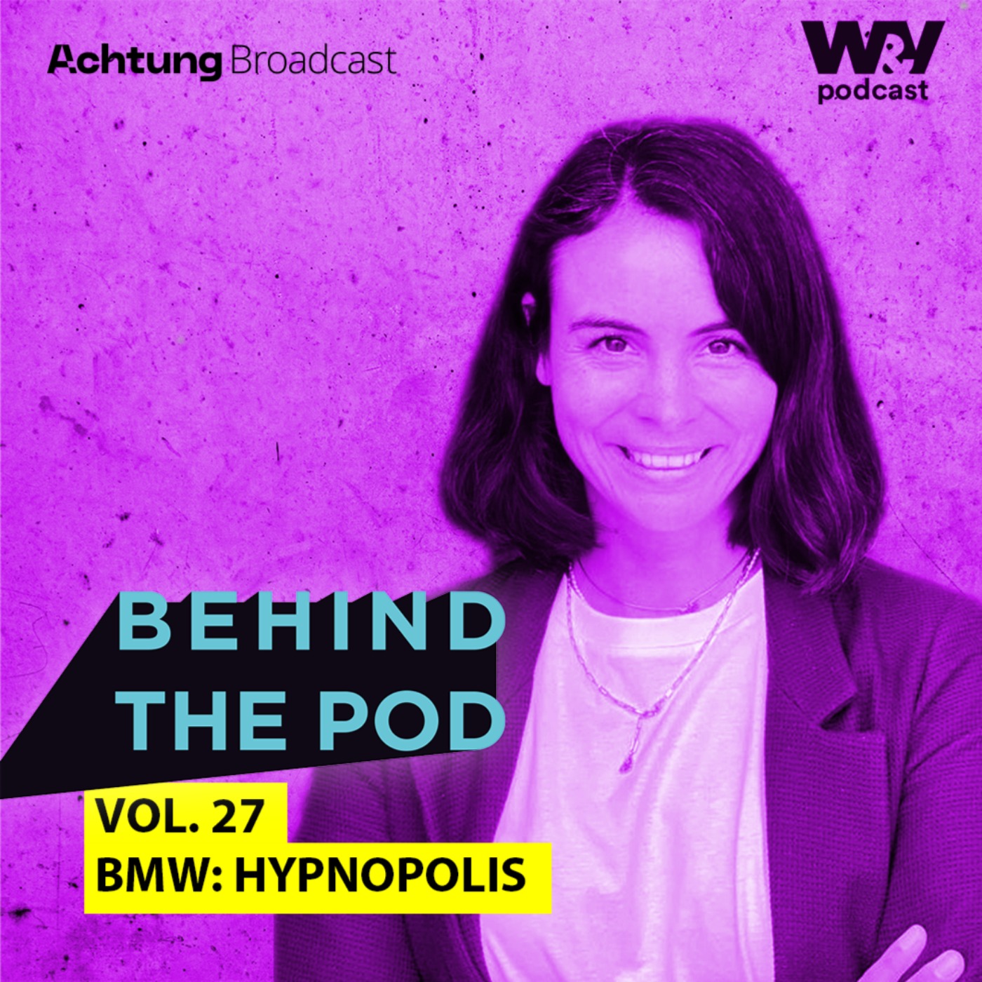 Behind the pod