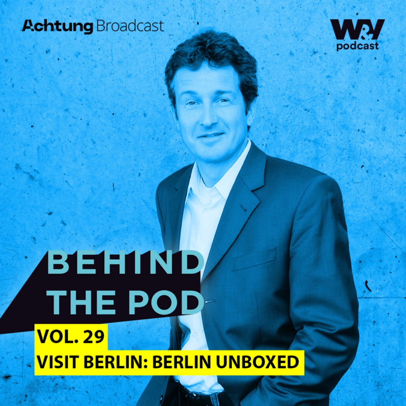 Behind the pod