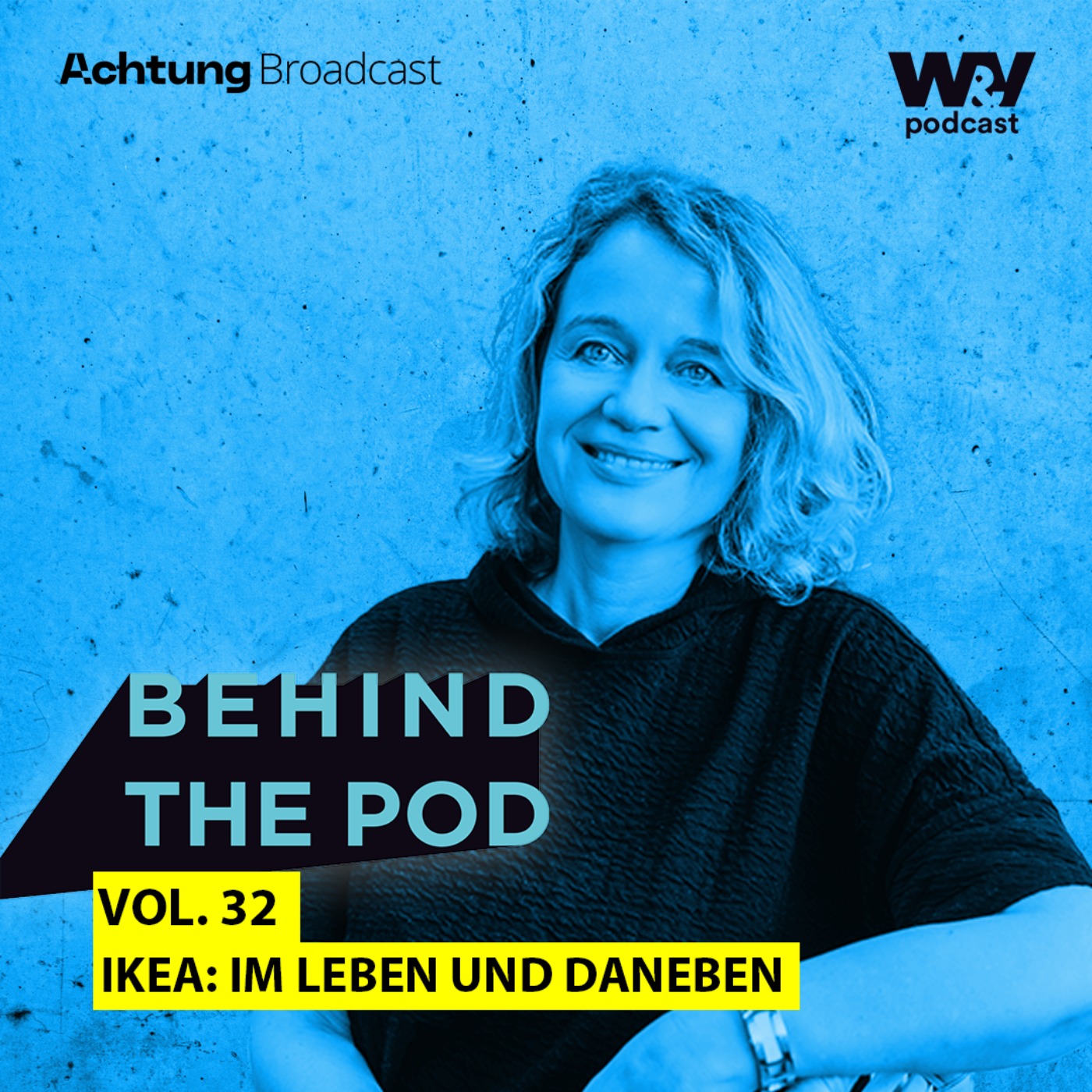 Behind the pod