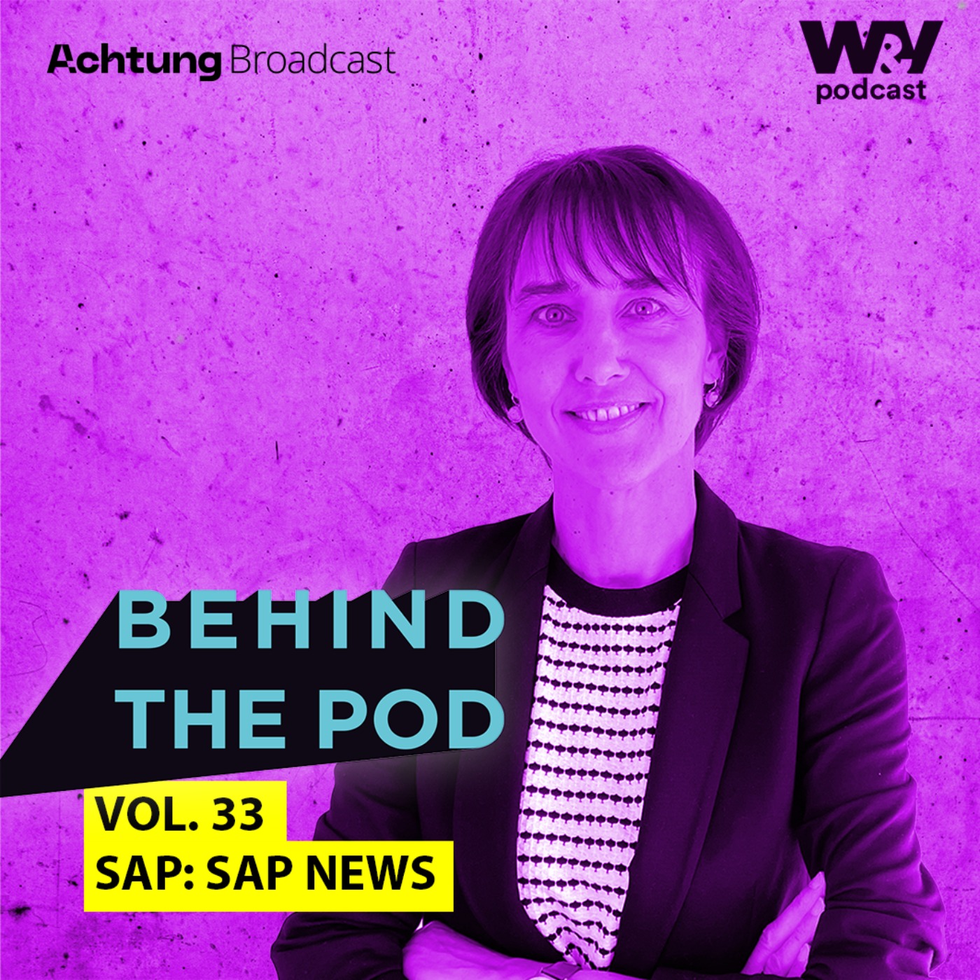 Behind the pod