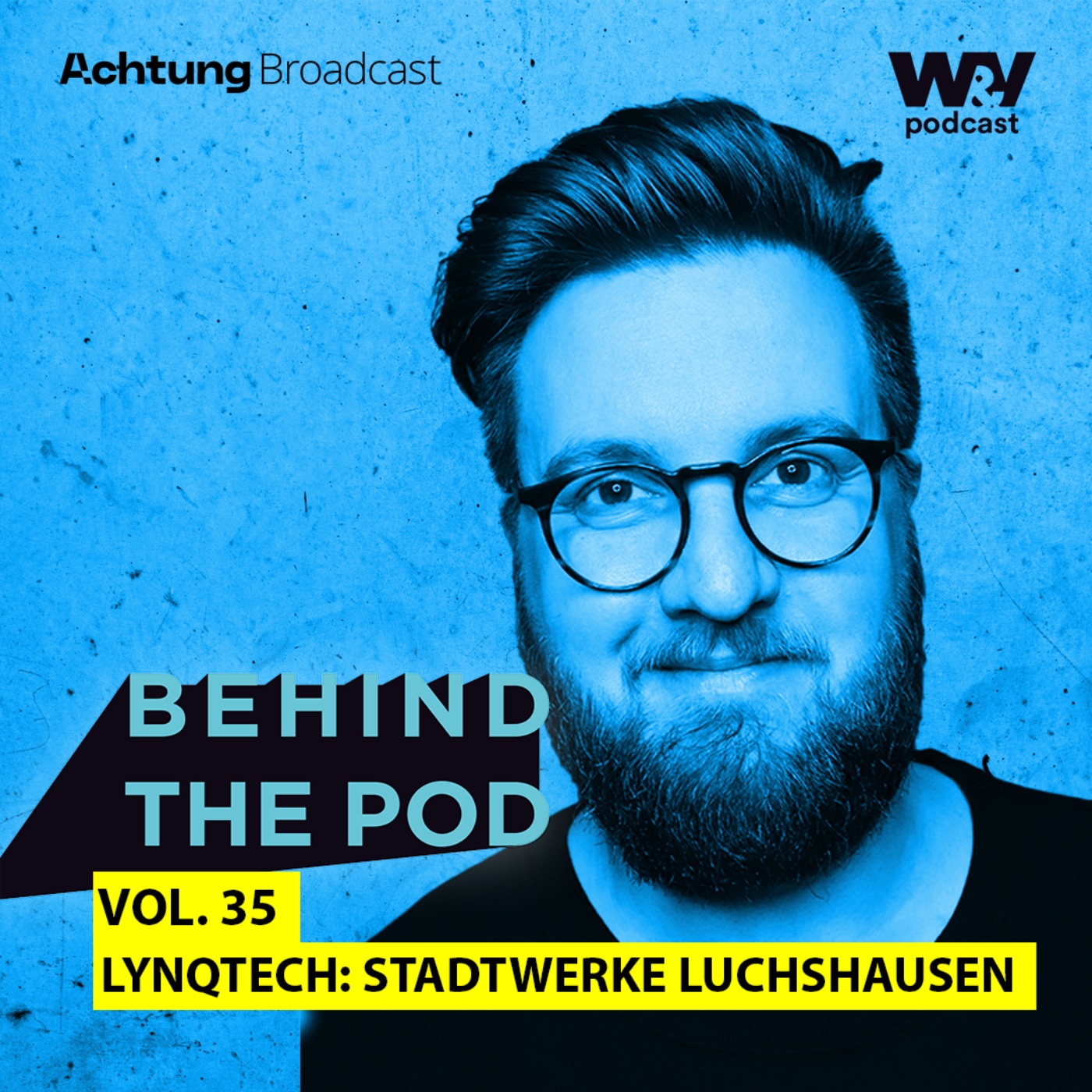 Behind the pod