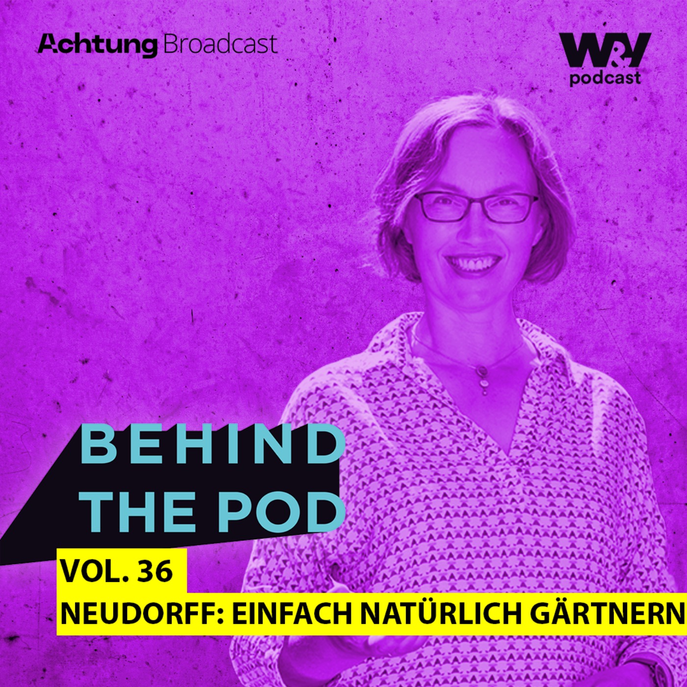 Behind the pod