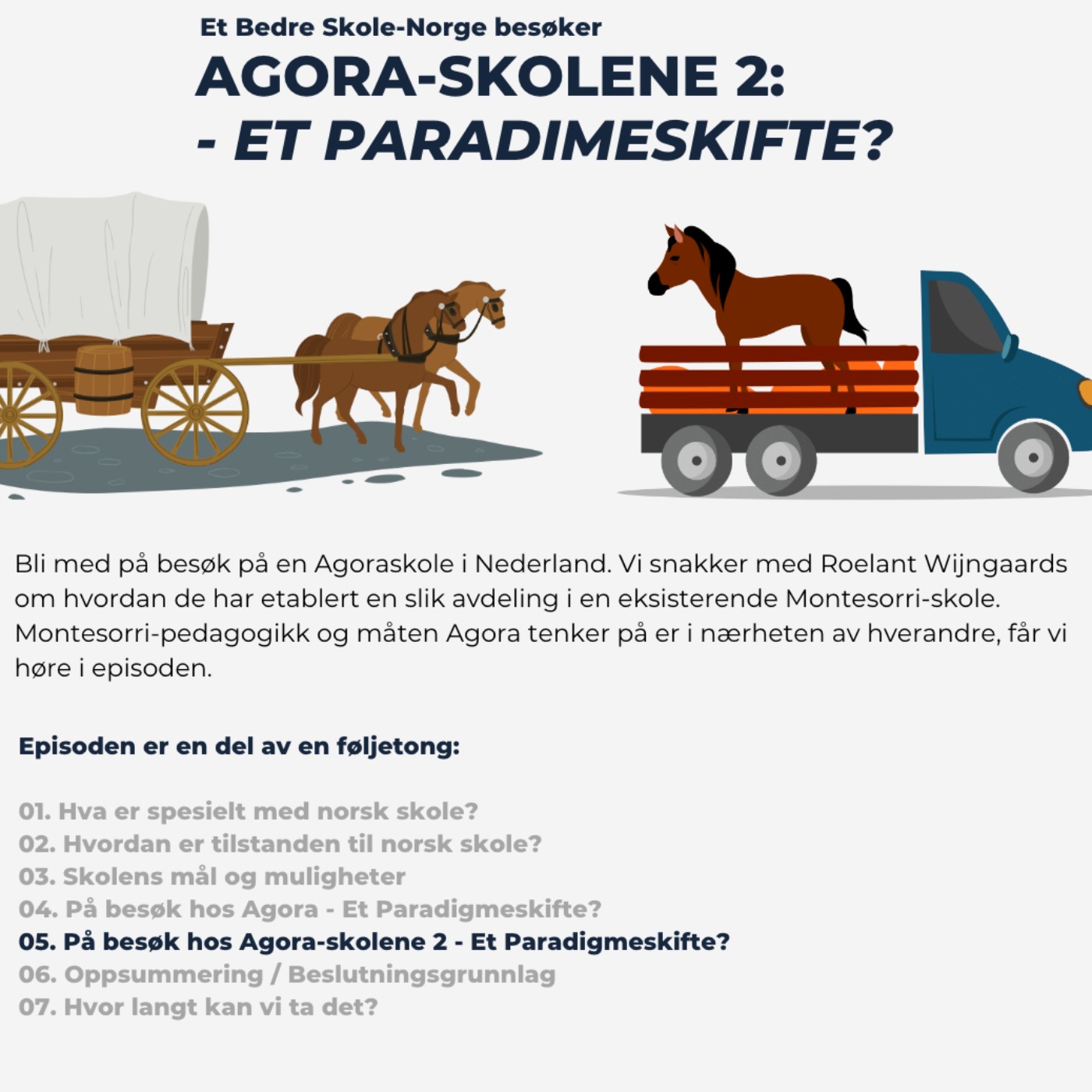 På besøk hos Agora-skolene 2 - Et paradigmeskifte? Med Roelant Wijngaards og Camilla Dahl Hansen