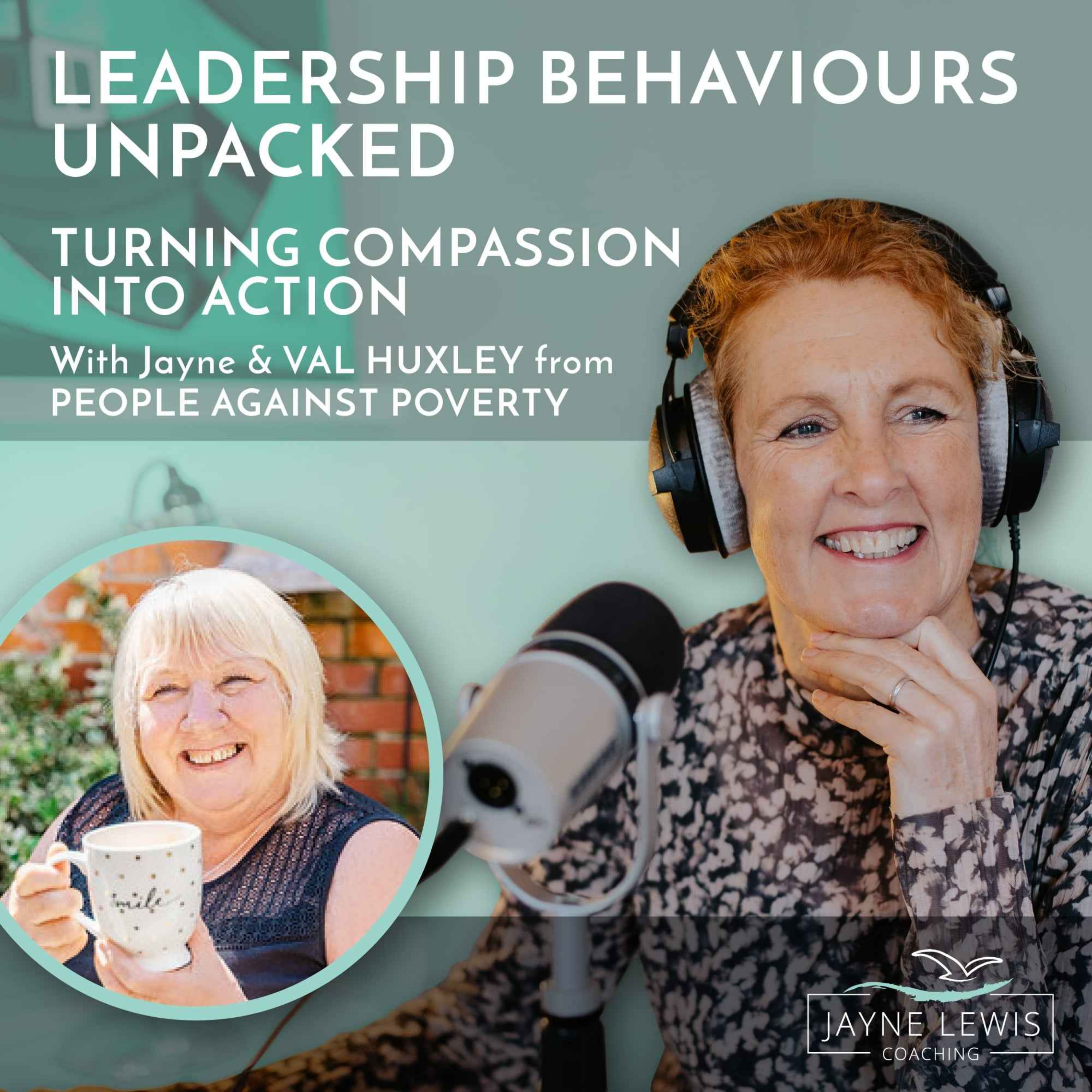 cover art for Turning Compassion into Action - Jayne with Val Huxley from People Against Poverty