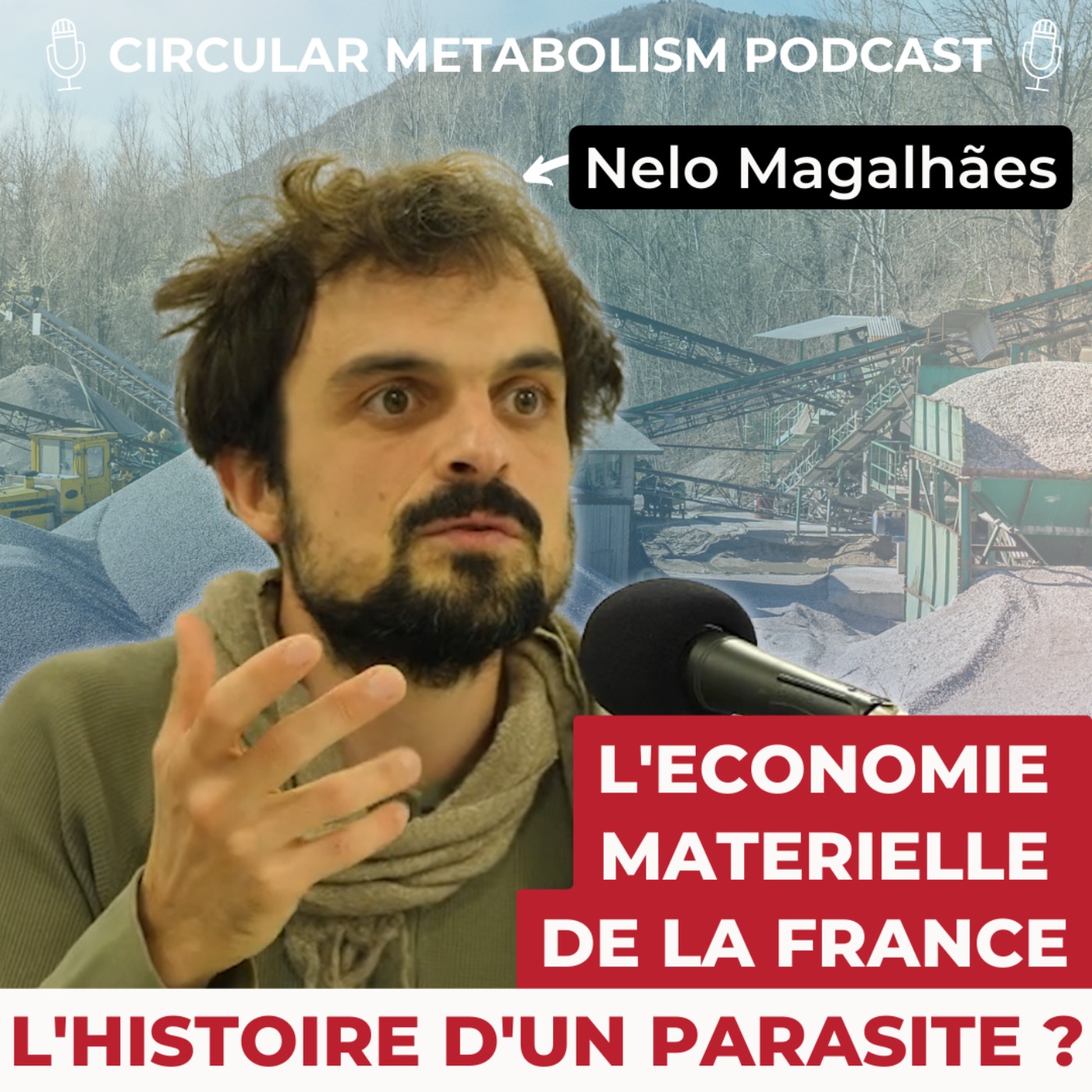 cover art for La face cachée de l'économie Française - Un extractivisme ordinaire ? (Podcast avec Nelo Magalhães) - Circular Metabolism Podcast #62