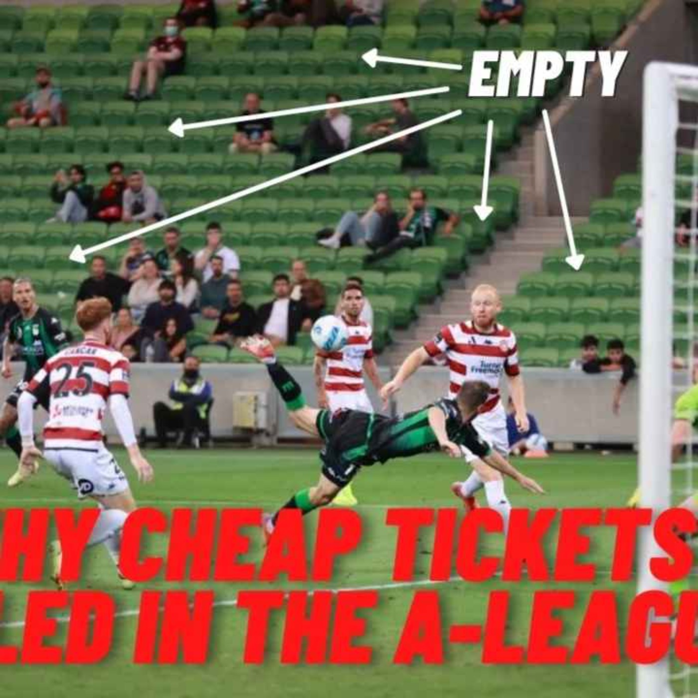 cover art for Why did cheap tickets to the A-League fail?