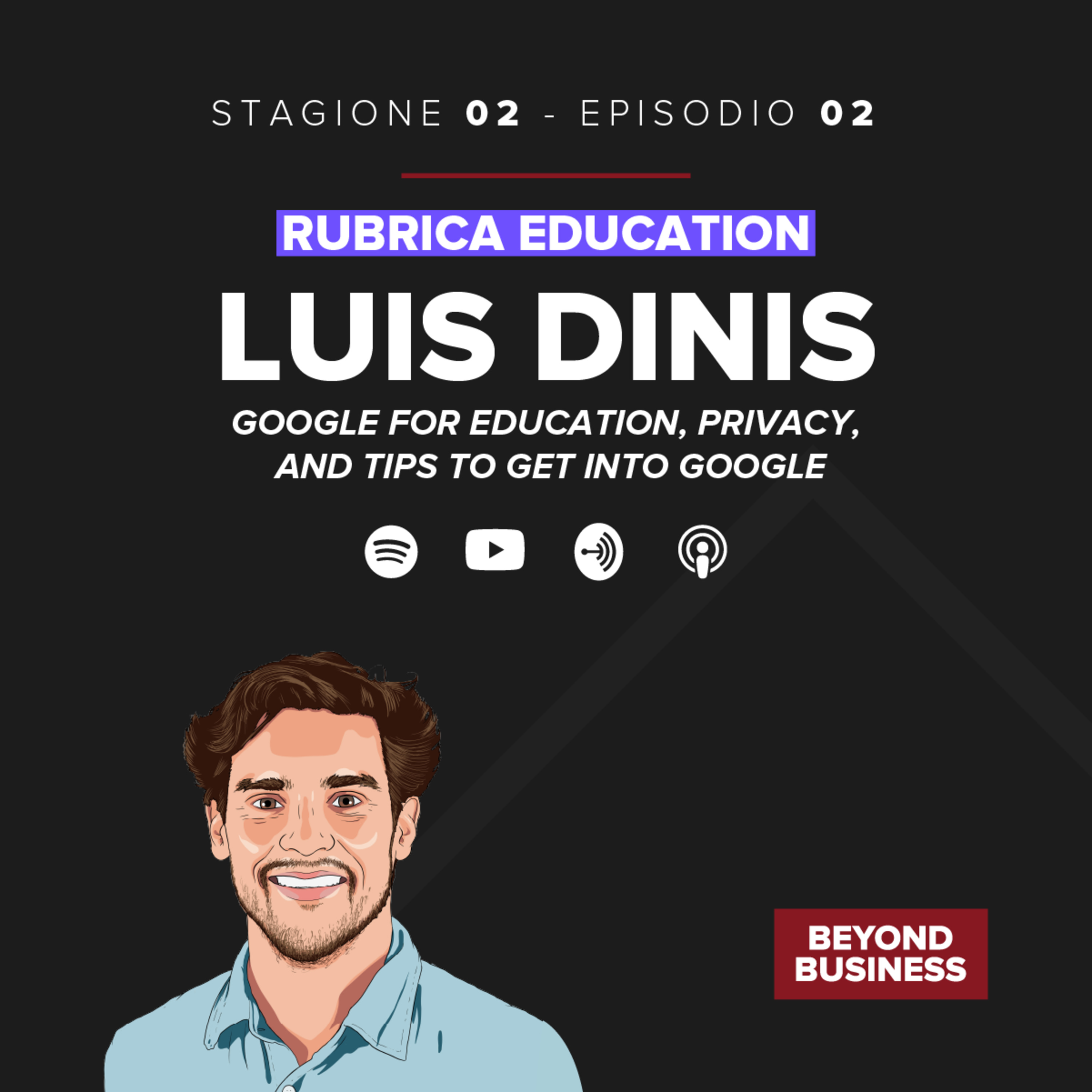 cover art for Education - Luis Dinis: Google for Education, Privacy, and Tips to get into Google