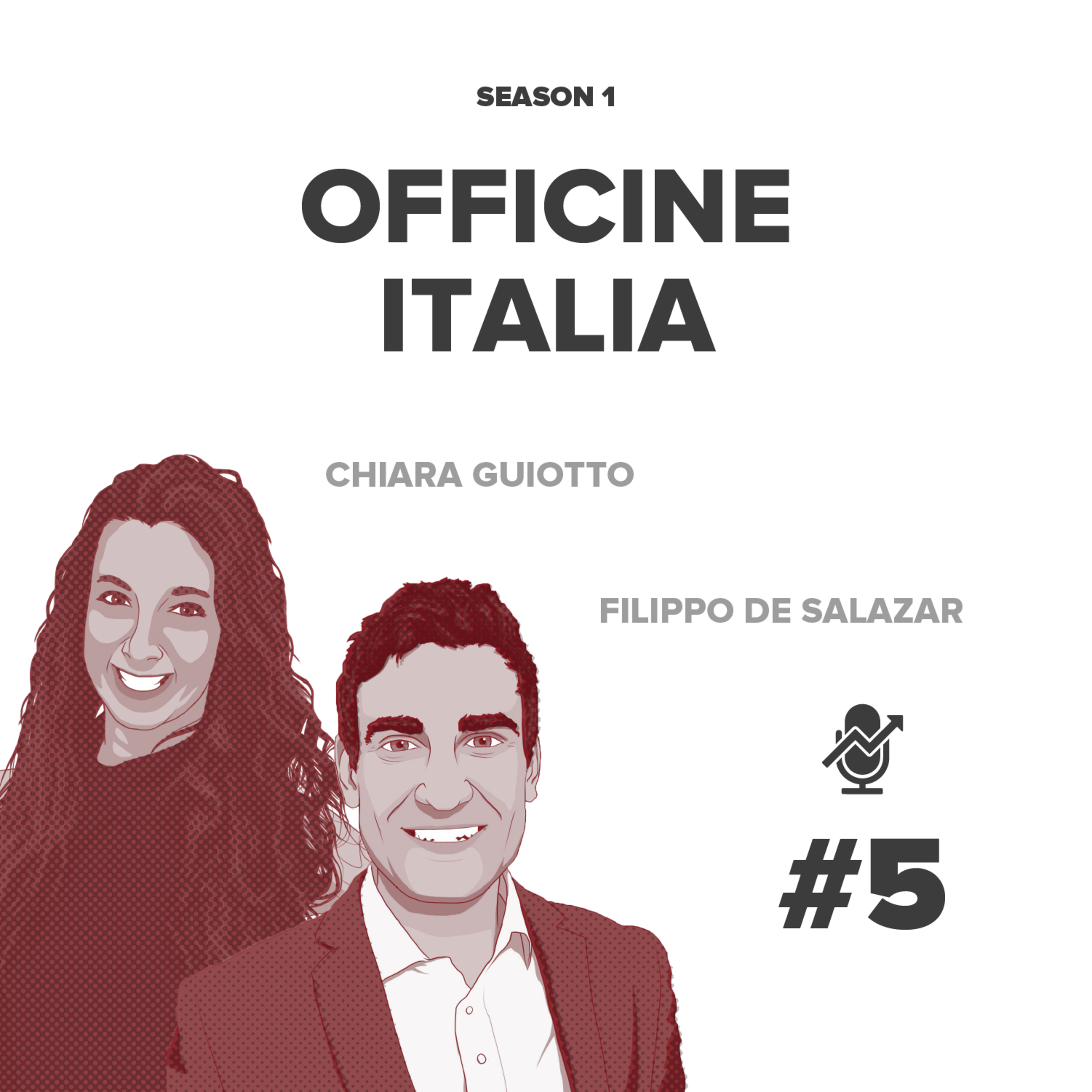 cover art for #5 - Officine Italia: come costruire un evento virtuale in 40 giorni per il futuro dell'Italia, con Chiara Guiotto e Filippo de Salazar