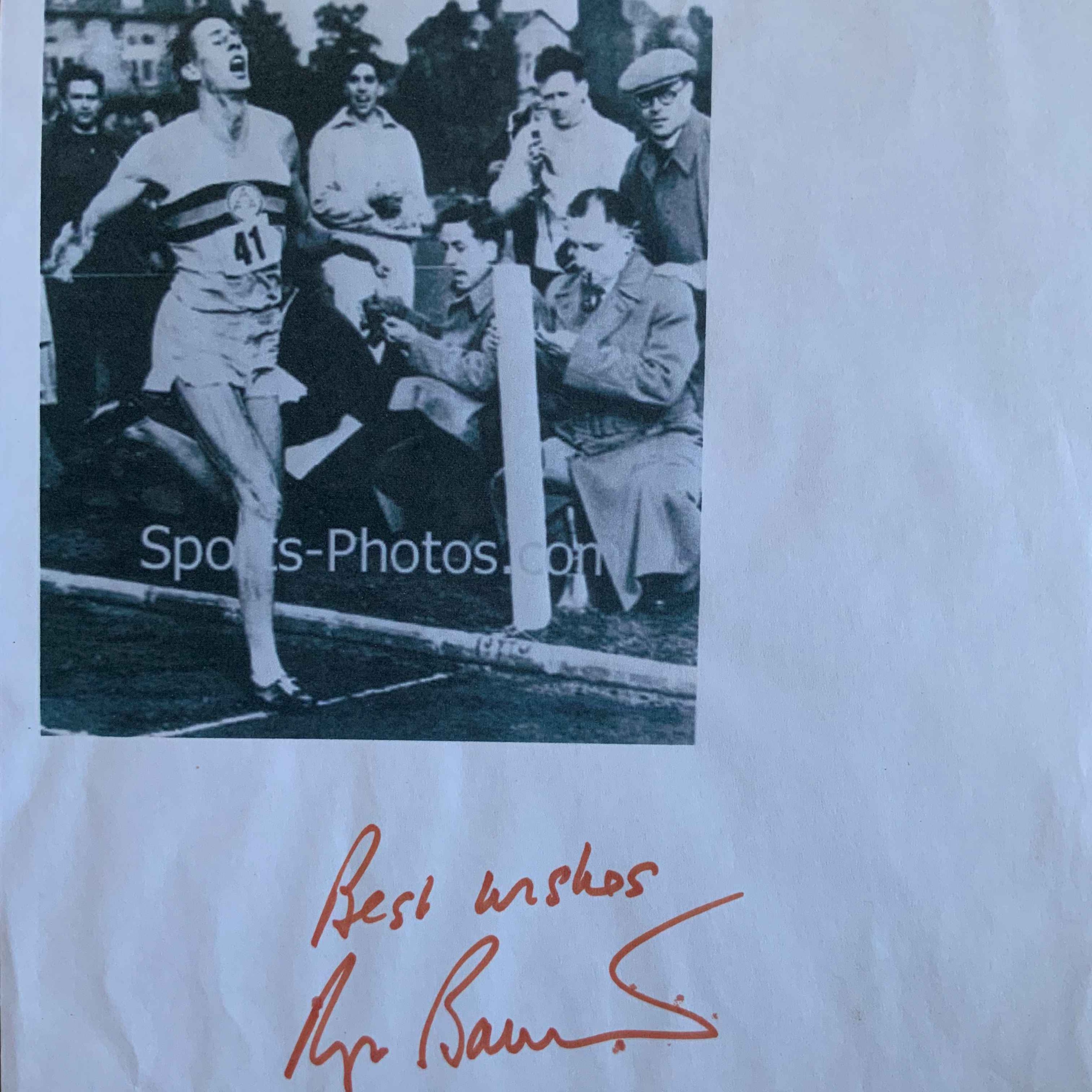 ROGER BANNISTER, first person to run a mile in under 4 minutes, interview
