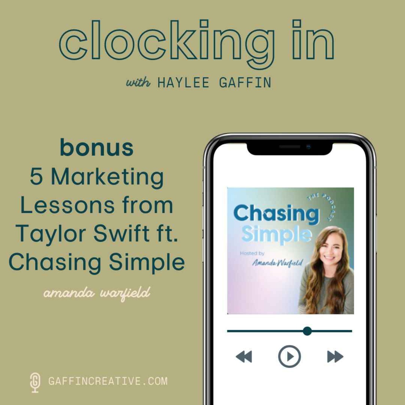 Bonus: 5 Marketing Lessons from Taylor Swift ft. Chasing Simple with Amanda Warfield