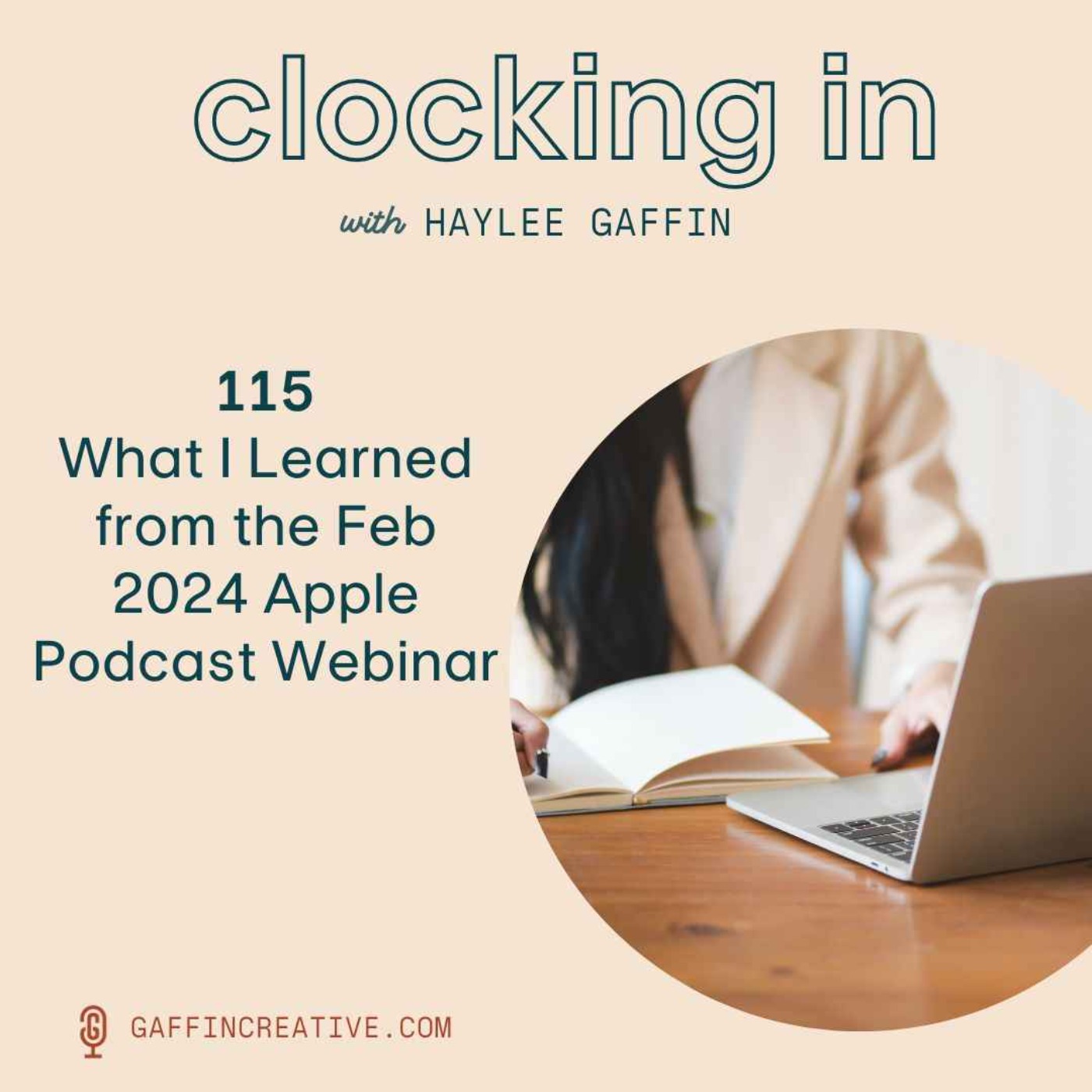 cover art for 115: What I Learned from the Feb 2024 Apple Podcast Webinar