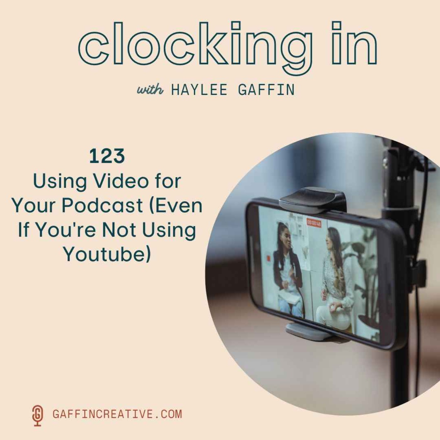 cover art for 123: Using Video for Your Podcast (Even If You're Not Using Youtube)