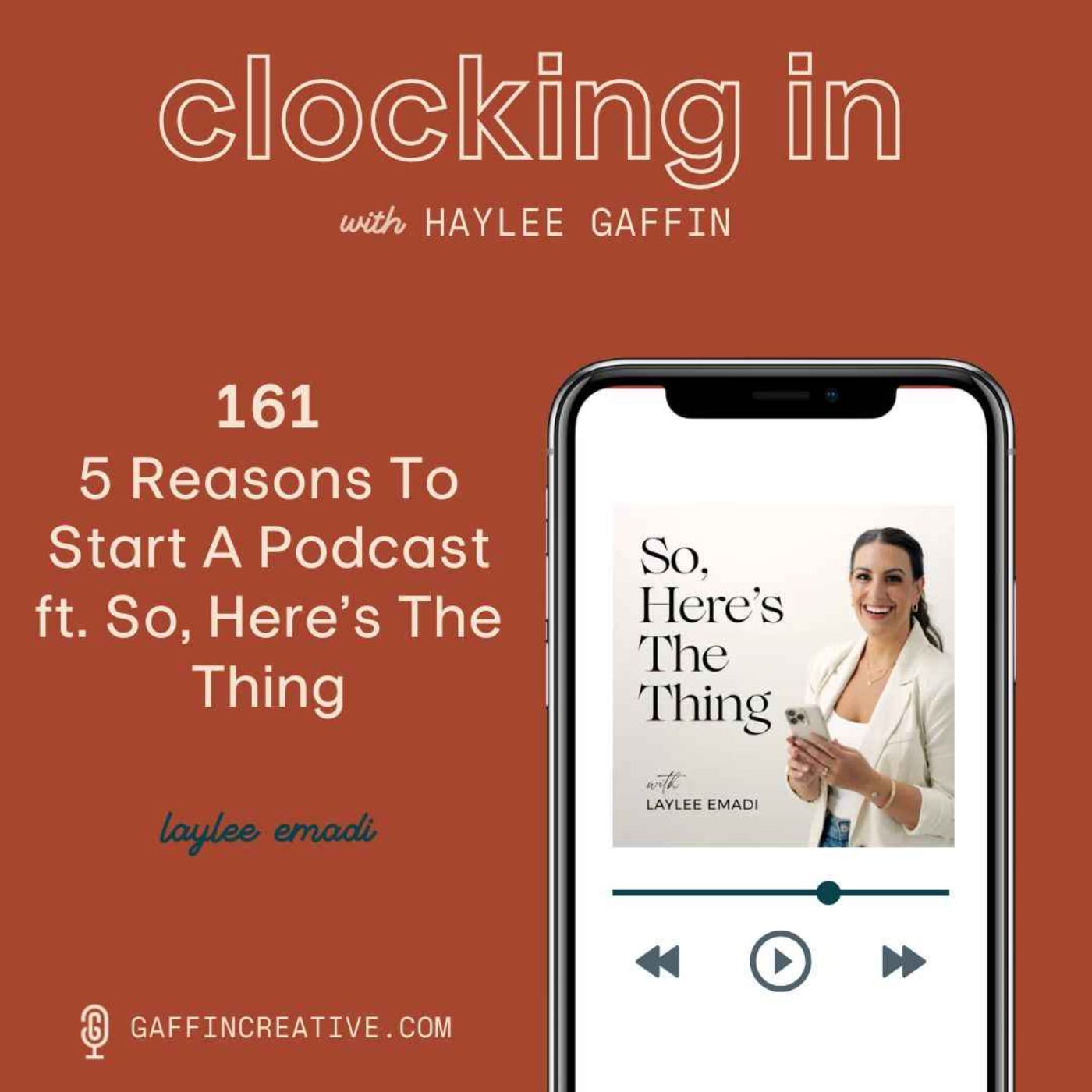 Clocking In with Haylee Gaffin - Podcast about Podcasting for Podcasters