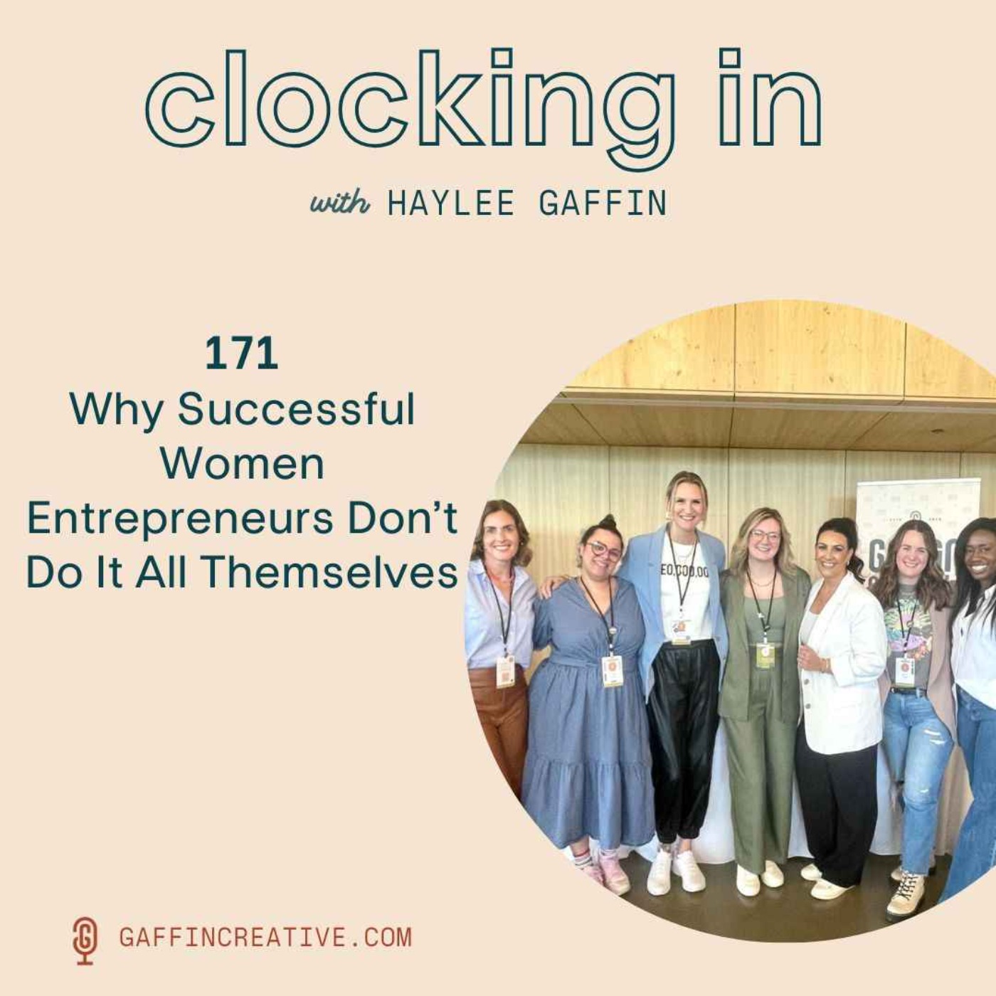 Clocking In with Haylee Gaffin - Podcast about Podcasting for Podcasters