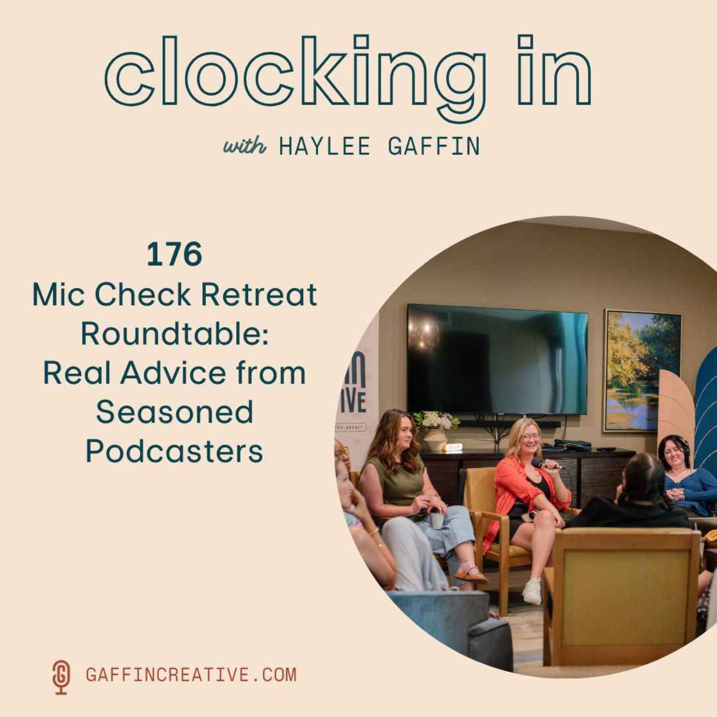 Clocking In with Haylee Gaffin - Podcast about Podcasting for Podcasters