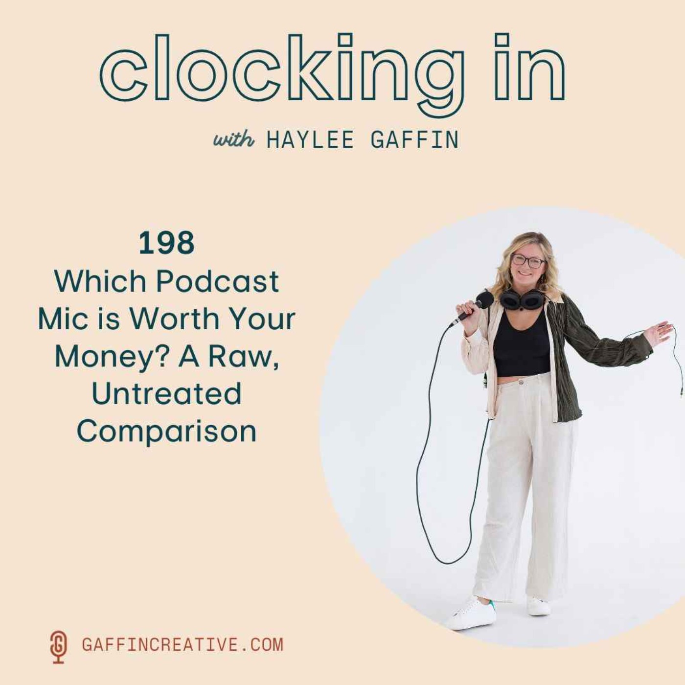 Clocking In with Haylee Gaffin - Podcast about Podcasting for Podcasters
