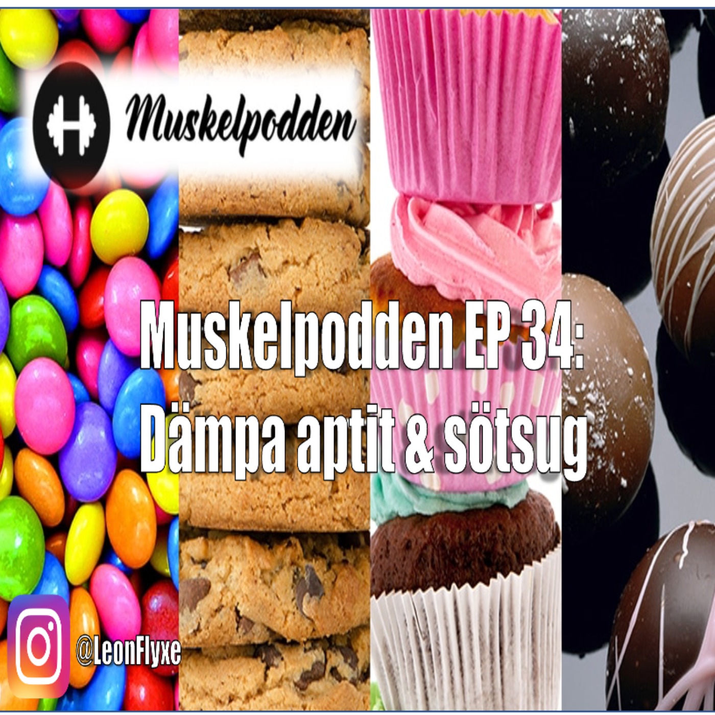 cover art for Muskelpodden EP 34: Dämpa aptit & sötsug