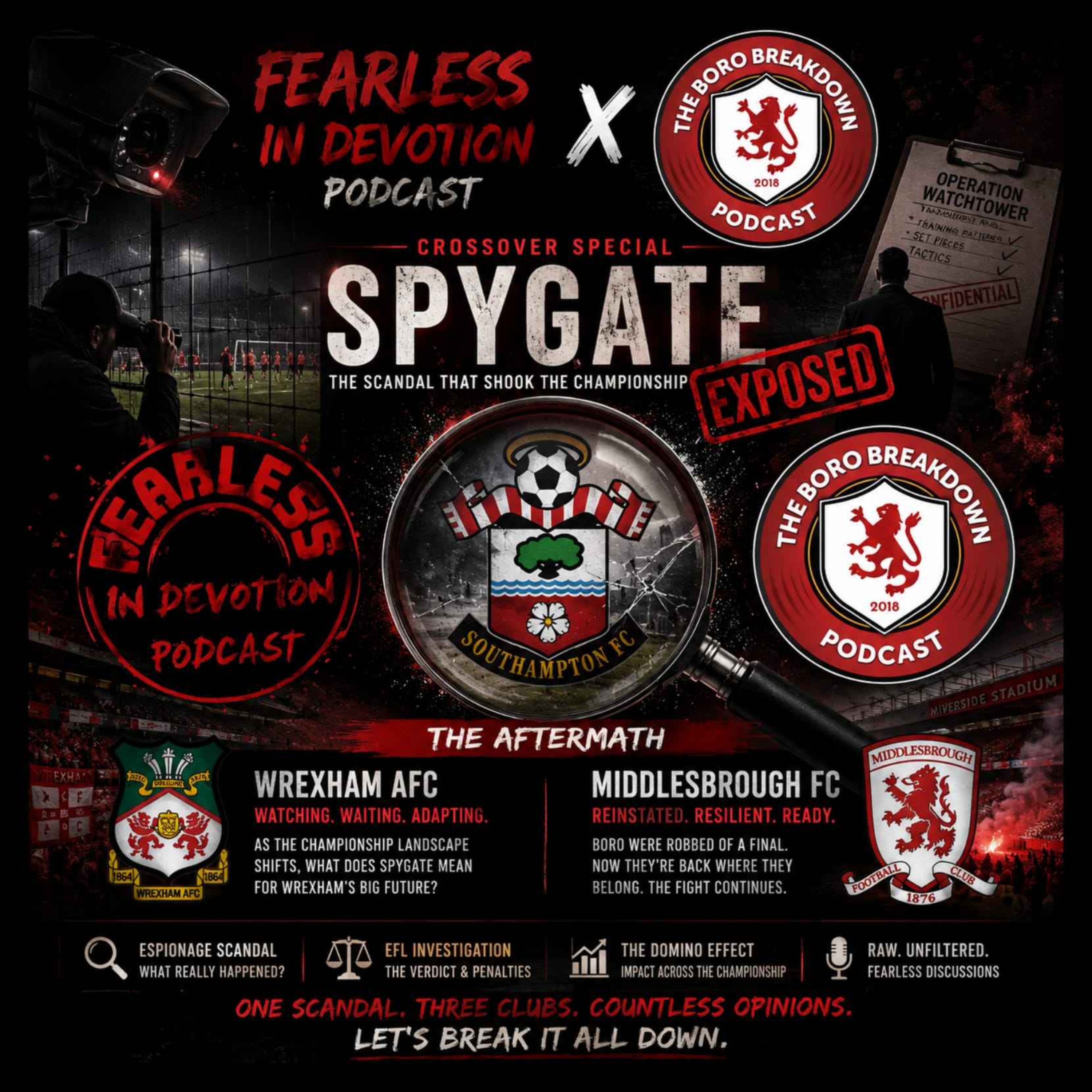 Episode 321 - The Spygate Fallout: Wrexham and Middlesbrough React to Southampton Drama