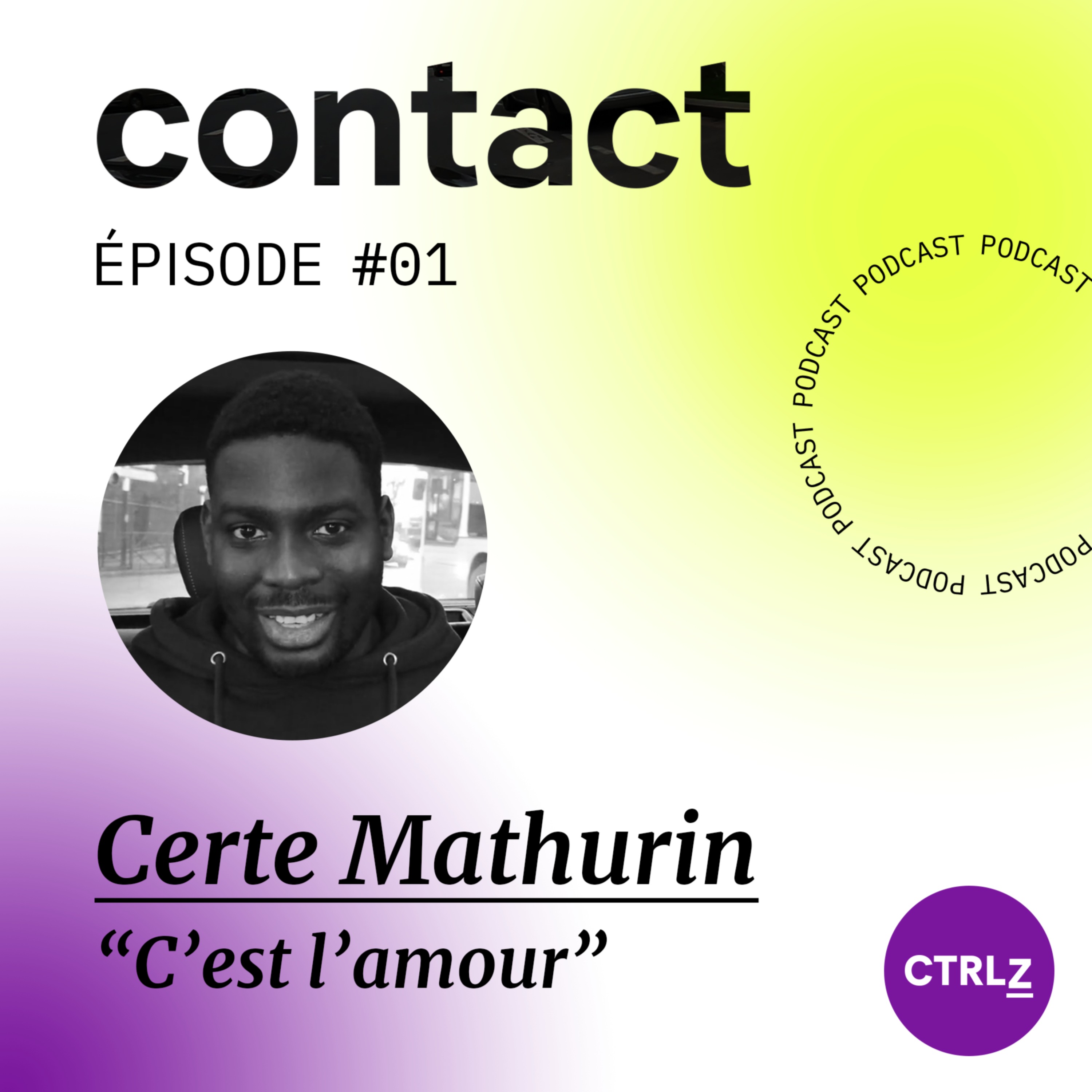 cover art for contact #01 Certe Mathurin