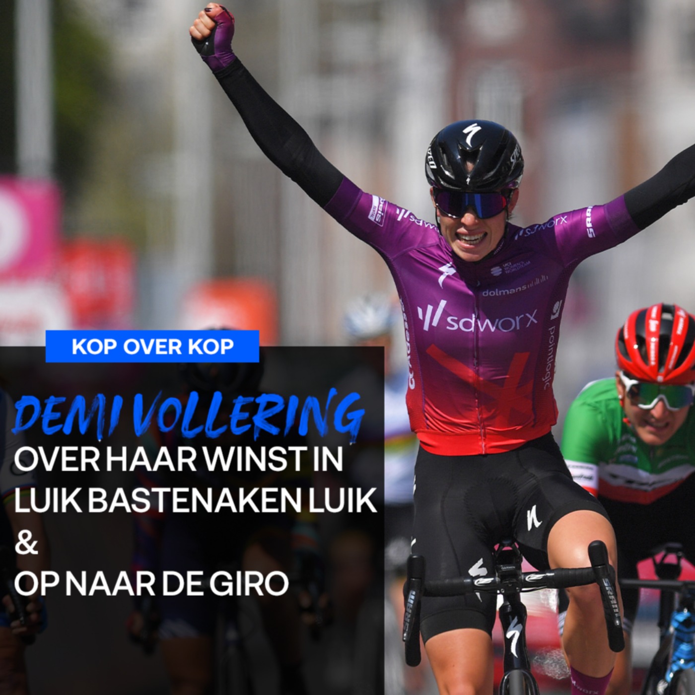 Demi Vollering over haar winst in LBL & op naar de Giro