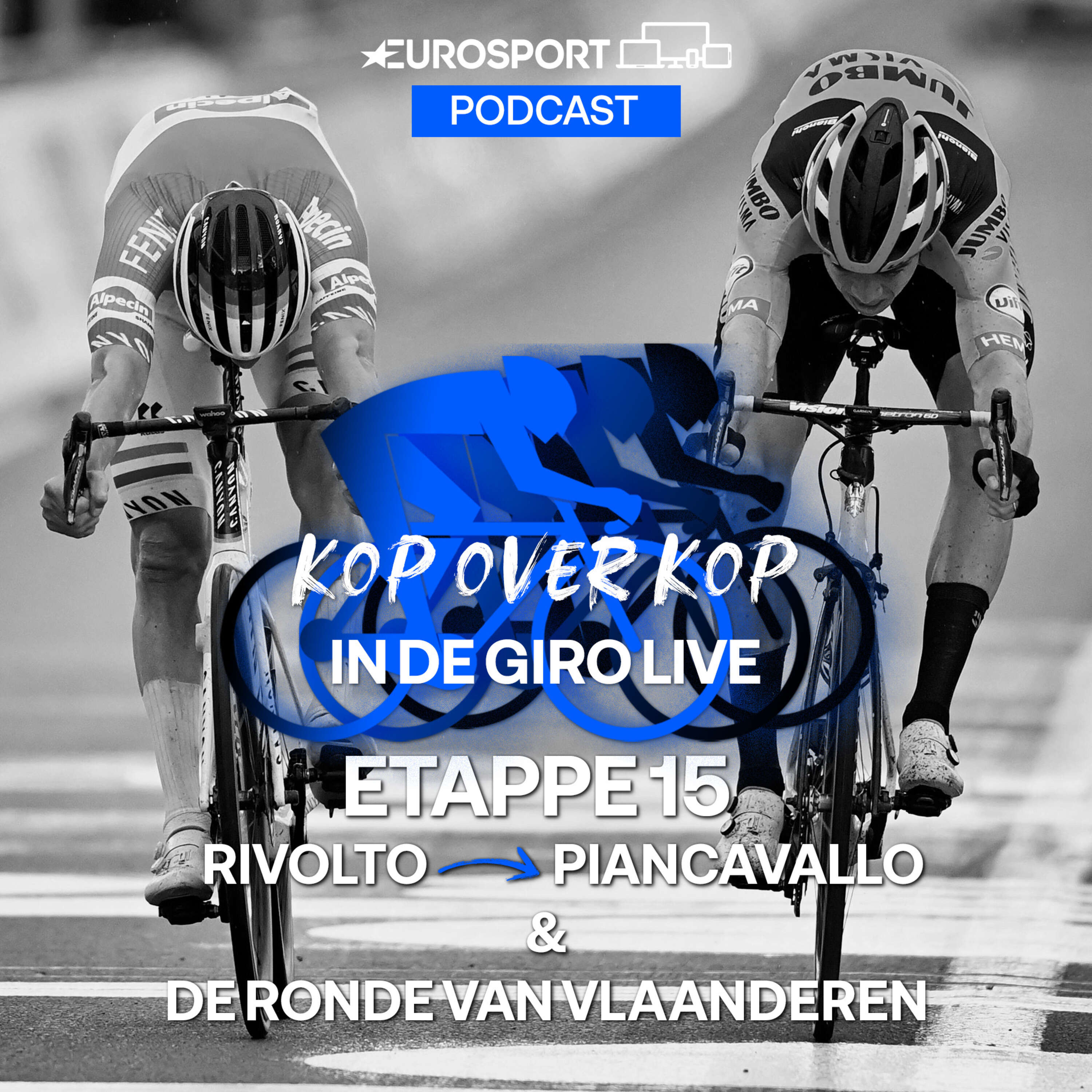 Kop over Kop in de Giro LIVE | Etappe 15: Rivolto – Piancavallo & De Ronde van Vlaanderen