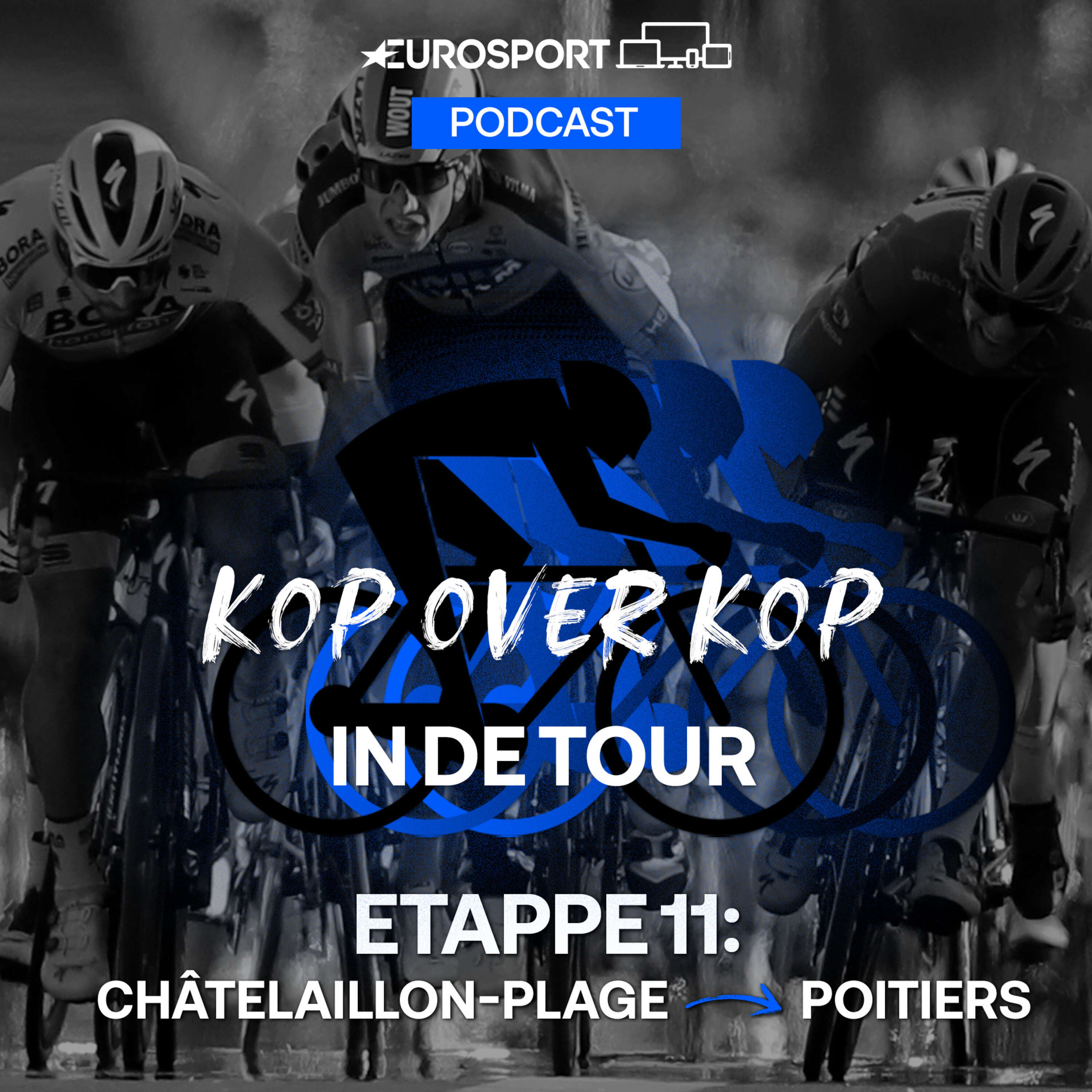 cover art for Kop over Kop in de Tour | Etappe 11: Châtelaillon-Plage - Poitiers