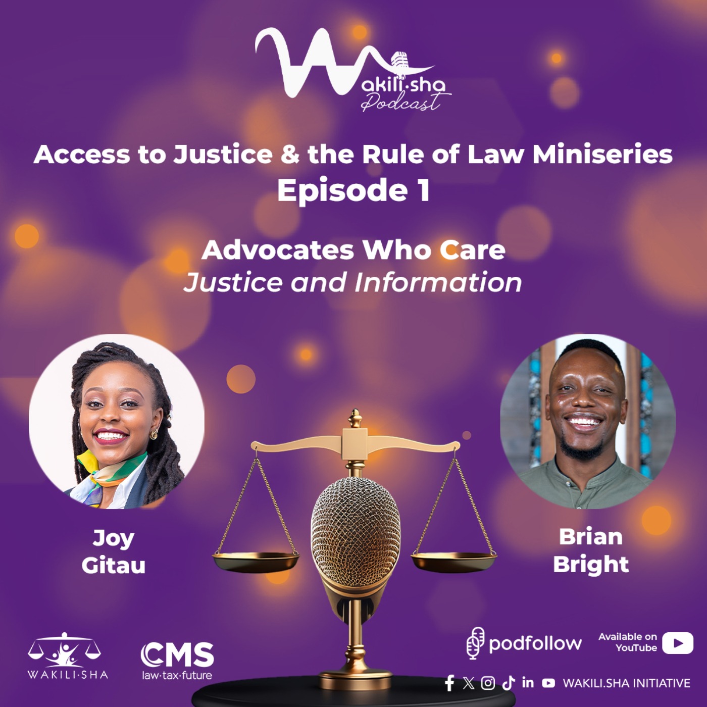 cover art for Advocates Who Care - Justice and Information FT. Joy Gitau and Brian Bright