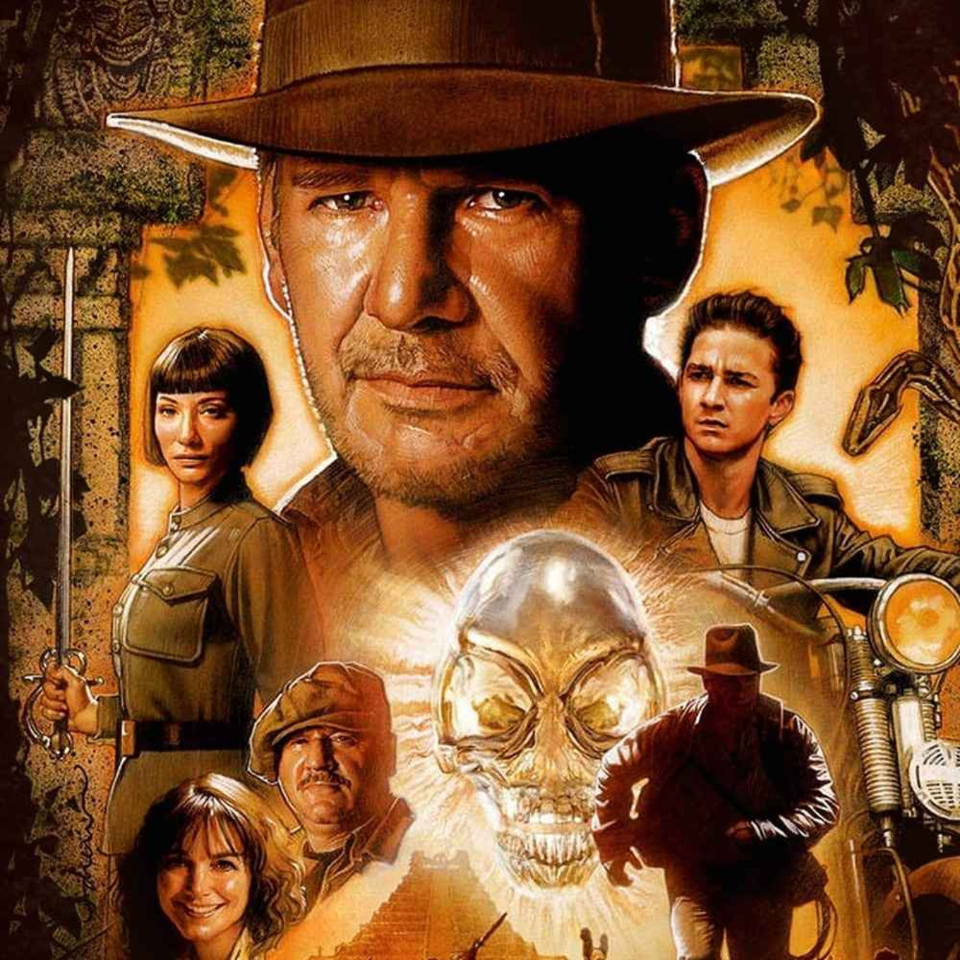 cover art for 285: Indiana Jones y El Reino de la Calavera de Cristal