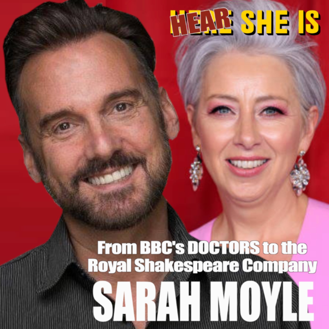 cover art for HERE SHE IS / BBC DOCTORS / SARAH MOYLE