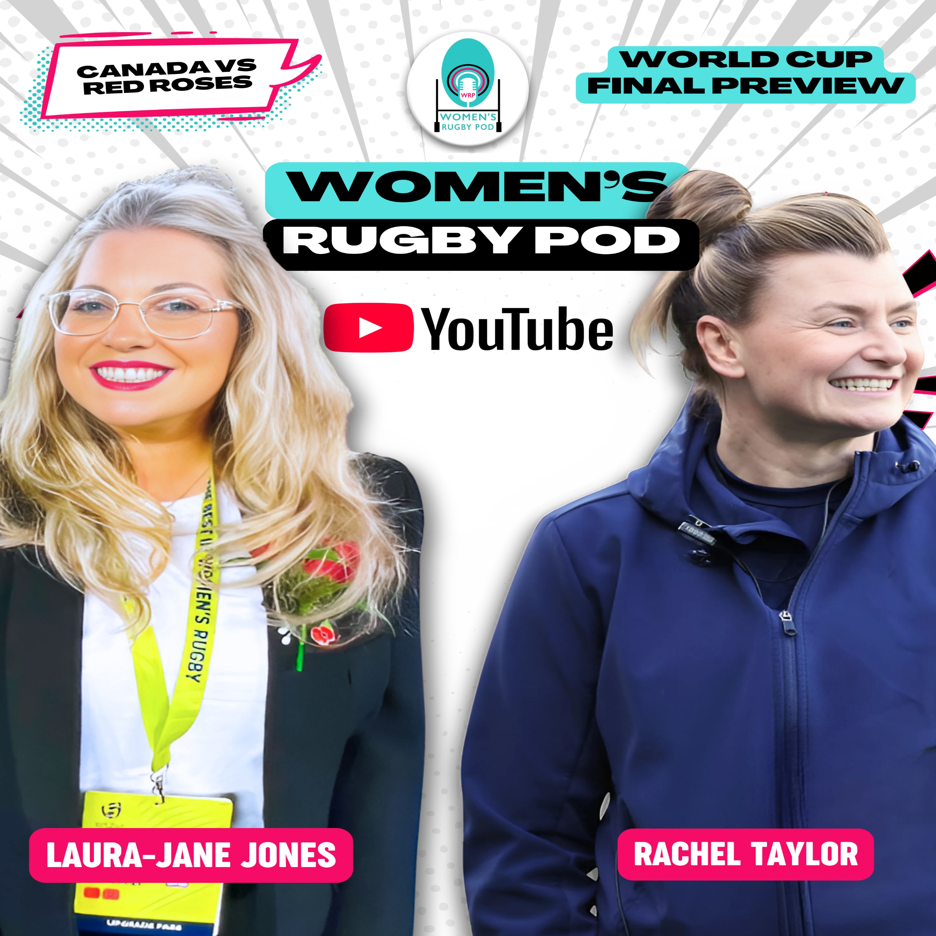 WORLD CUP FINAL PREVIEW | Laura-Jane Jones & Rachel Taylor | Rugby World Cup 2025 #RWC2025