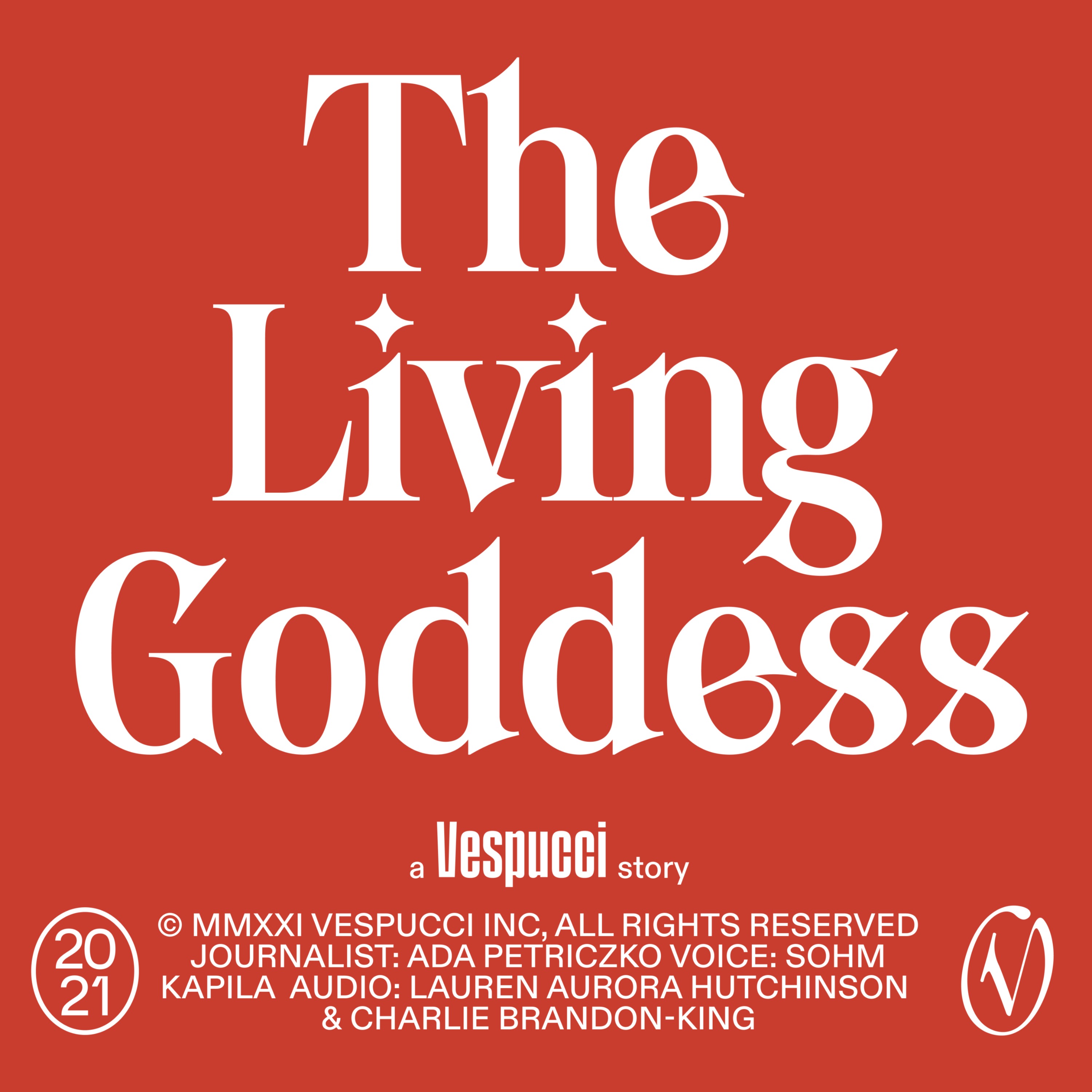 cover art for The Living Goddess