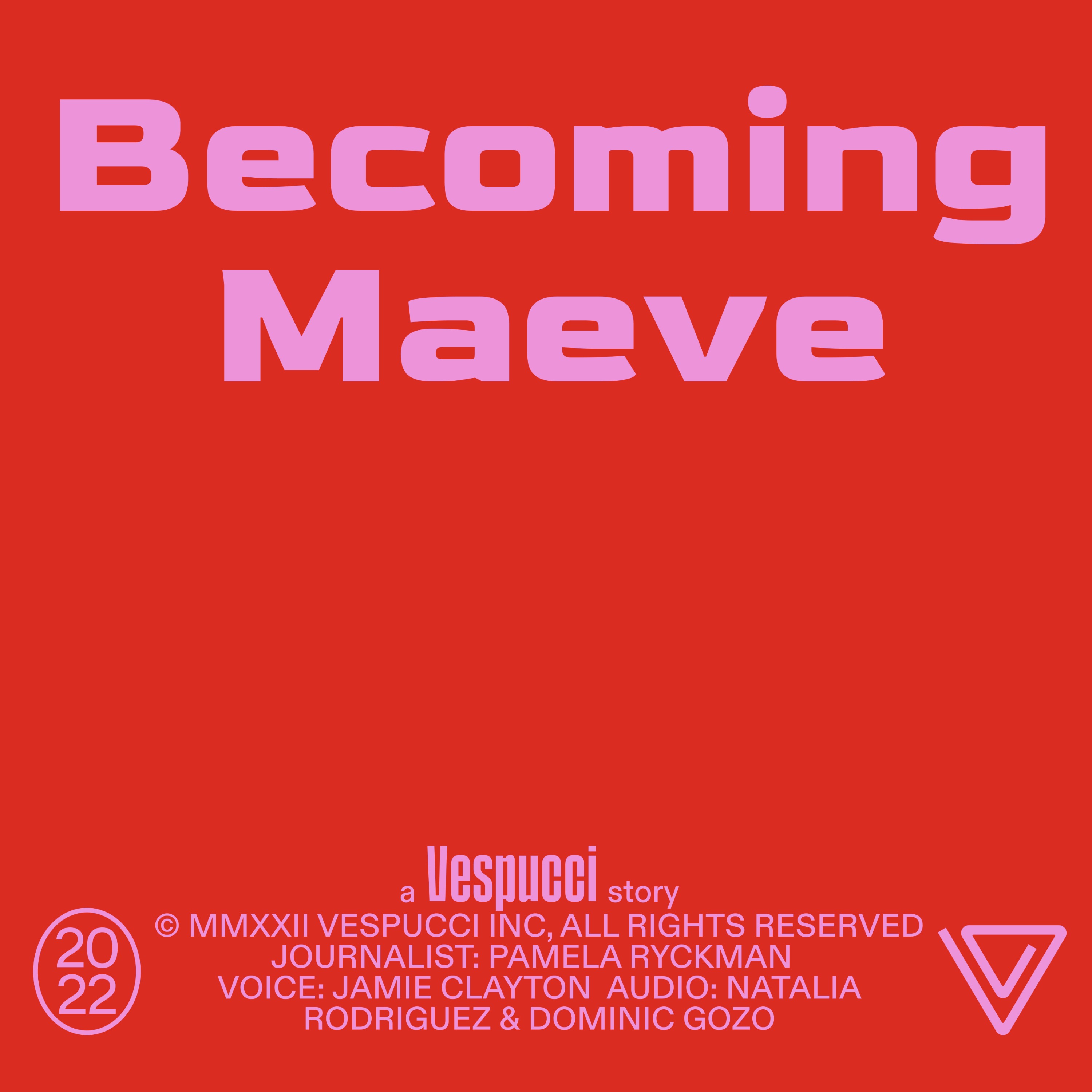 cover art for Becoming Maeve