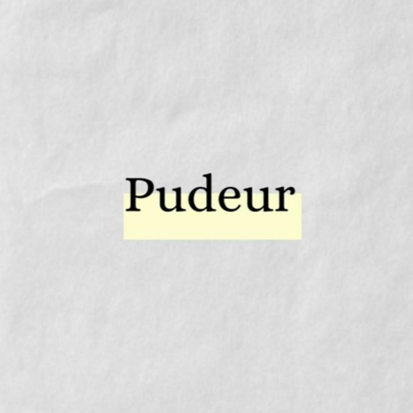 Pudeur