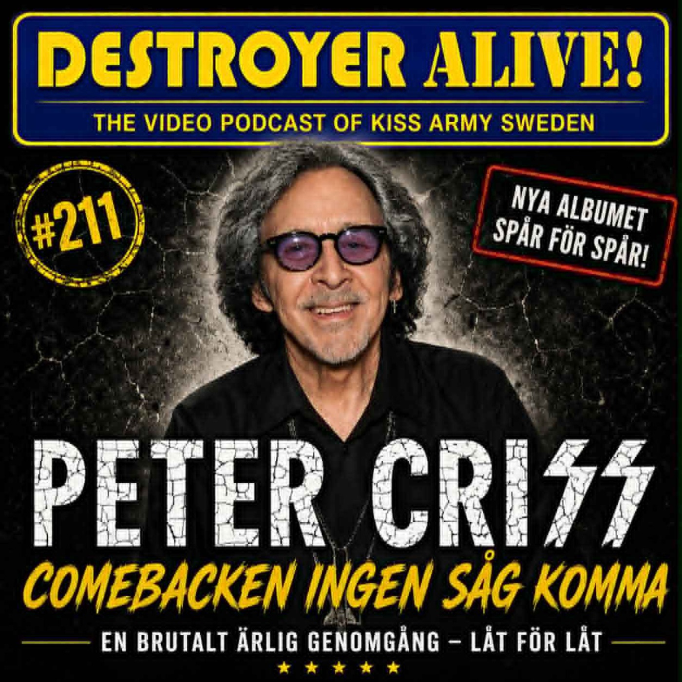 211. Peter Criss är tillbaka – vi betygsätter Catmans nya album låt för låt episode artwork