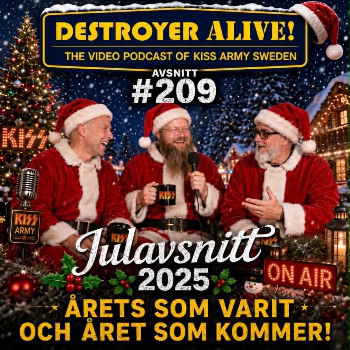 209. KISS-året 2025 Ace död - KISS återuppståndelse och boxsläpp episode artwork