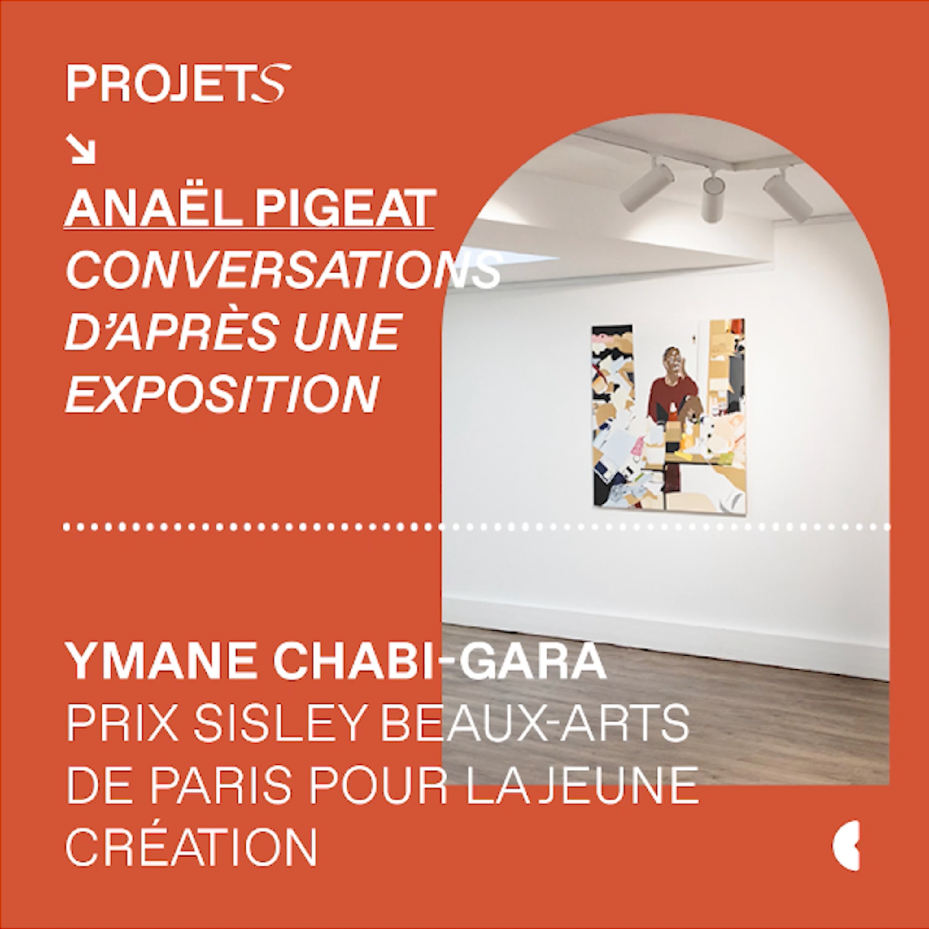 cover art for "Conversation d'après une exposition" avec Ymane-Chabi Garat