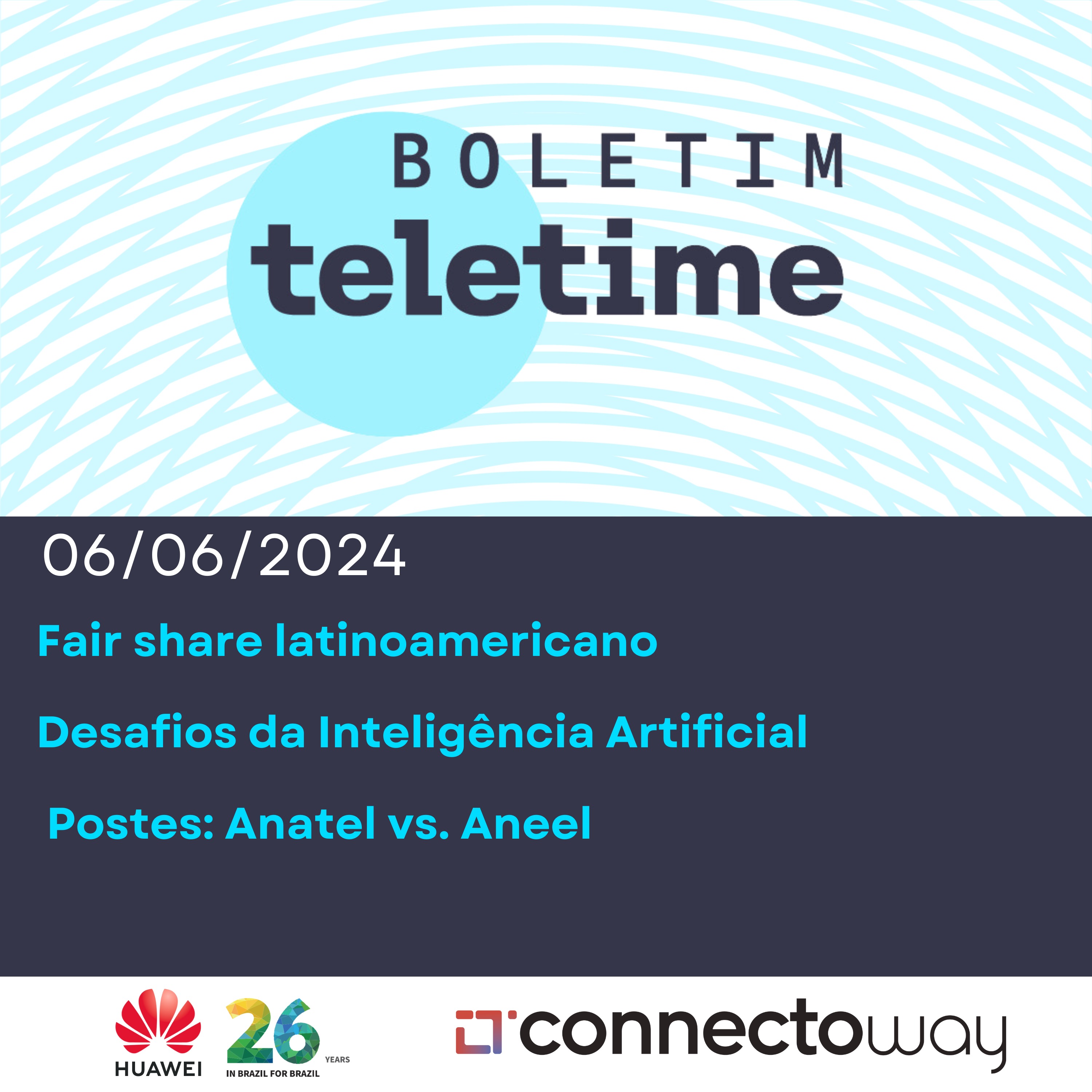 06/06/24 | Fair share latinoamericano | Desafios da Inteligência Artificial  | Postes: Anatel vs. Aneel episode artwork