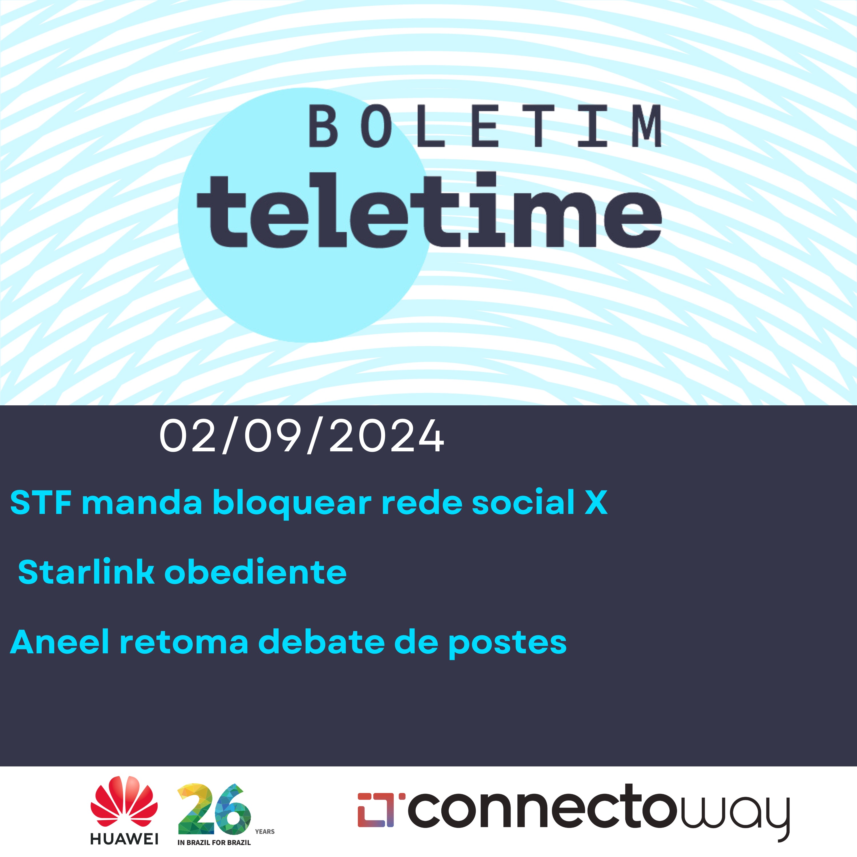 02/09/24 | STF manda bloquear rede social X | Starlink obediente | Aneel retoma debate de postes episode artwork