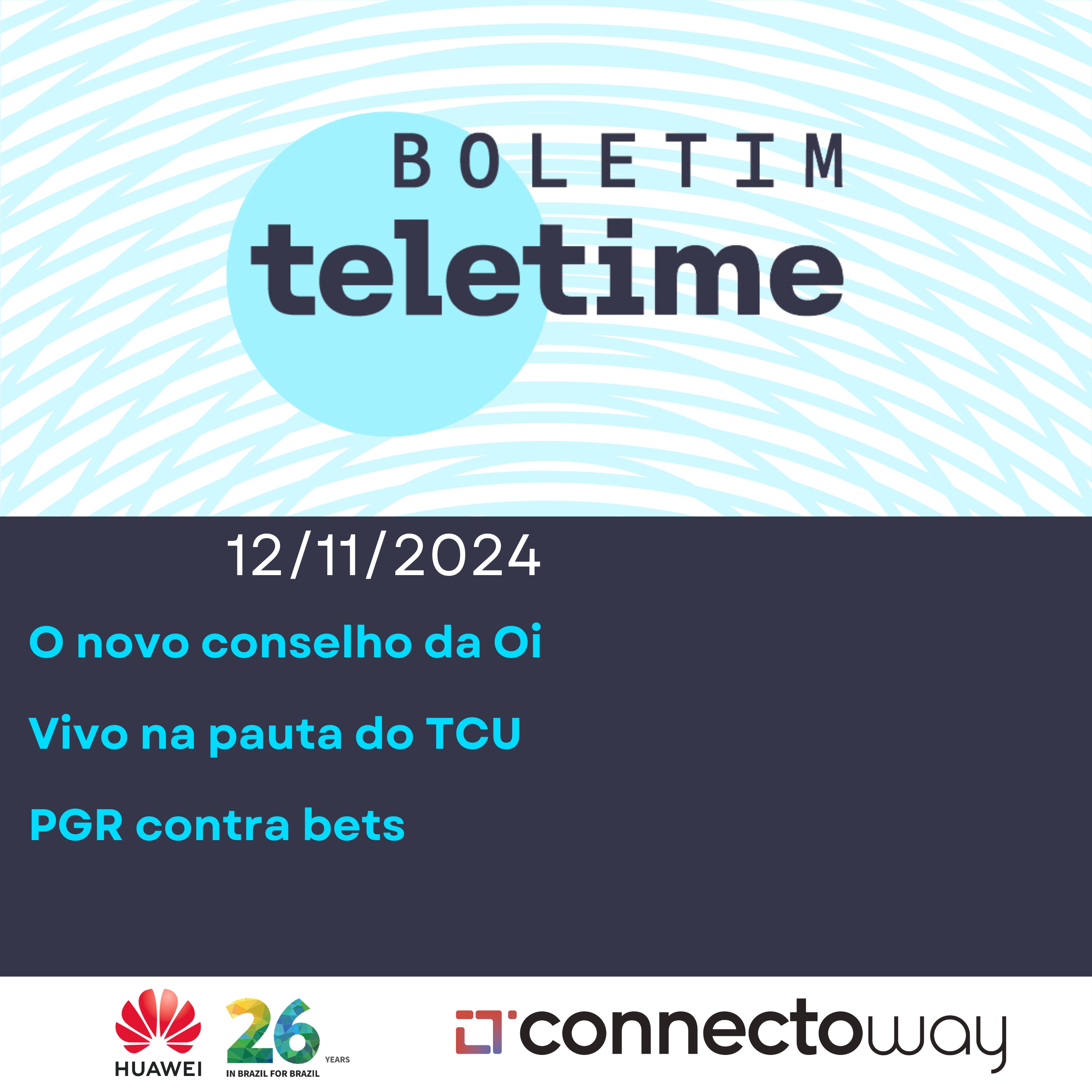 12/11/24 | O novo conselho da Oi | Vivo na pauta do TCU | PGR contra bets episode artwork