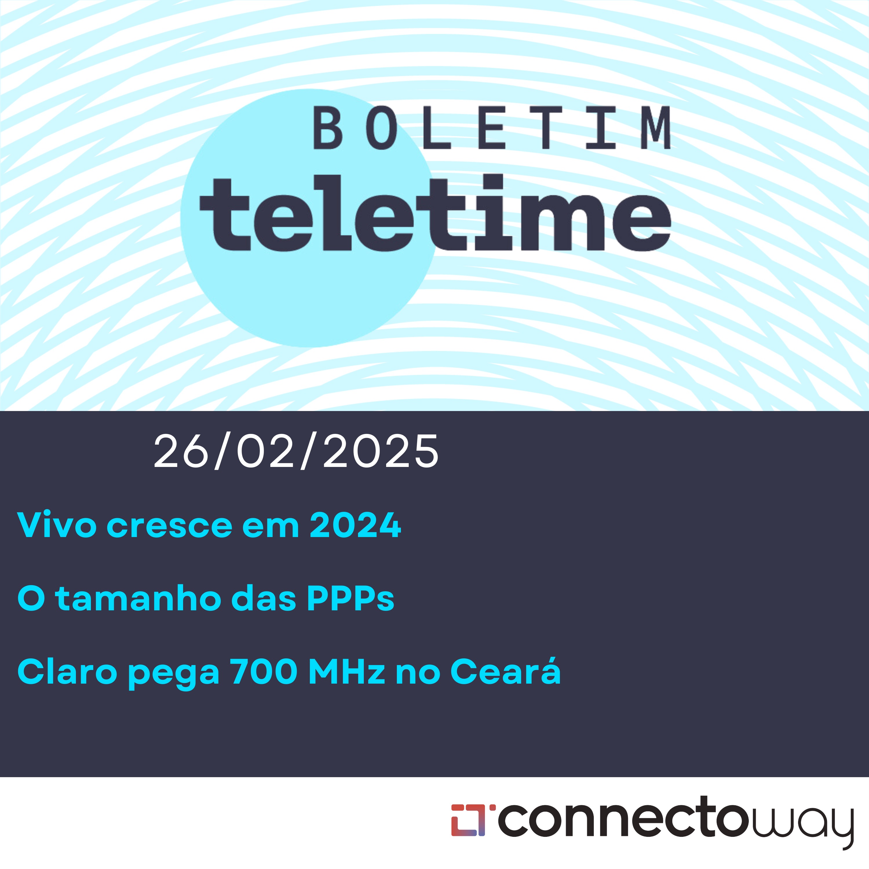 26/02/25 | Vivo cresce em 2024 | O tamanho das PPPs | Claro pega 700 MHz no Ceará episode artwork