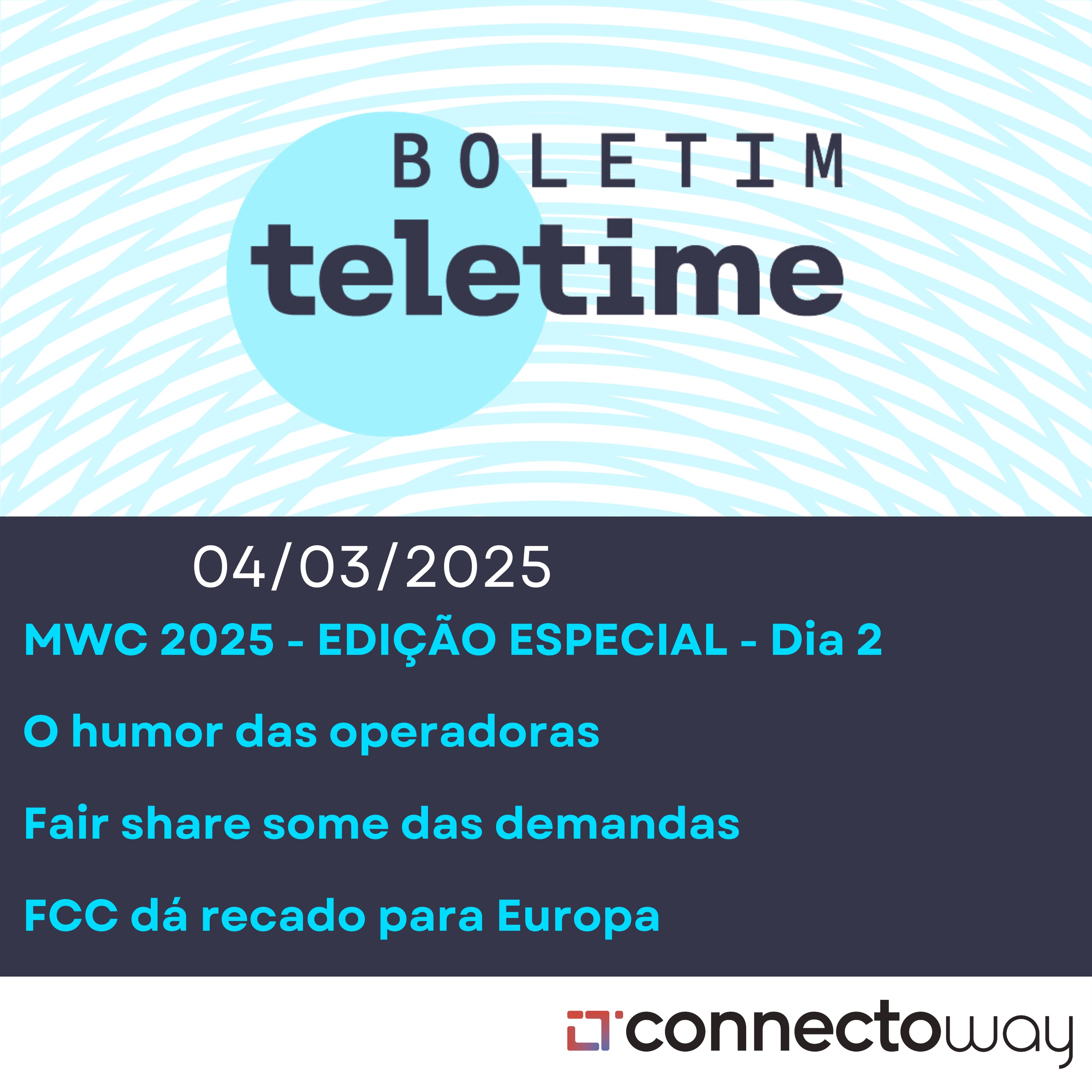 04/03/25 | MWC 2025: O humor das operadoras | Fair share some das demandas | FCC dá recado para Europa episode artwork